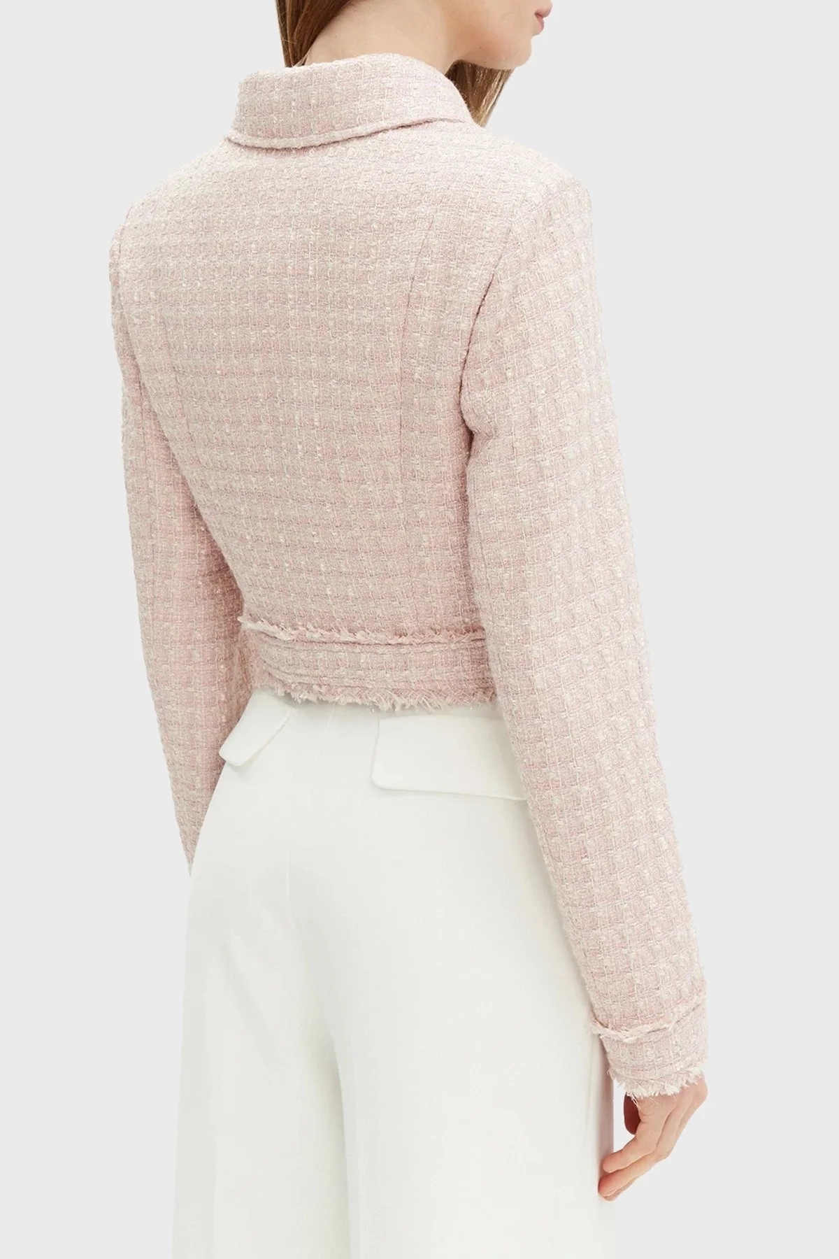 Guess Daphnee Regular Fit Crop Tüvit W5RN47WGW82 Bayan Ceket W5RN47 WGW82 F6DZ PUDRA - 8