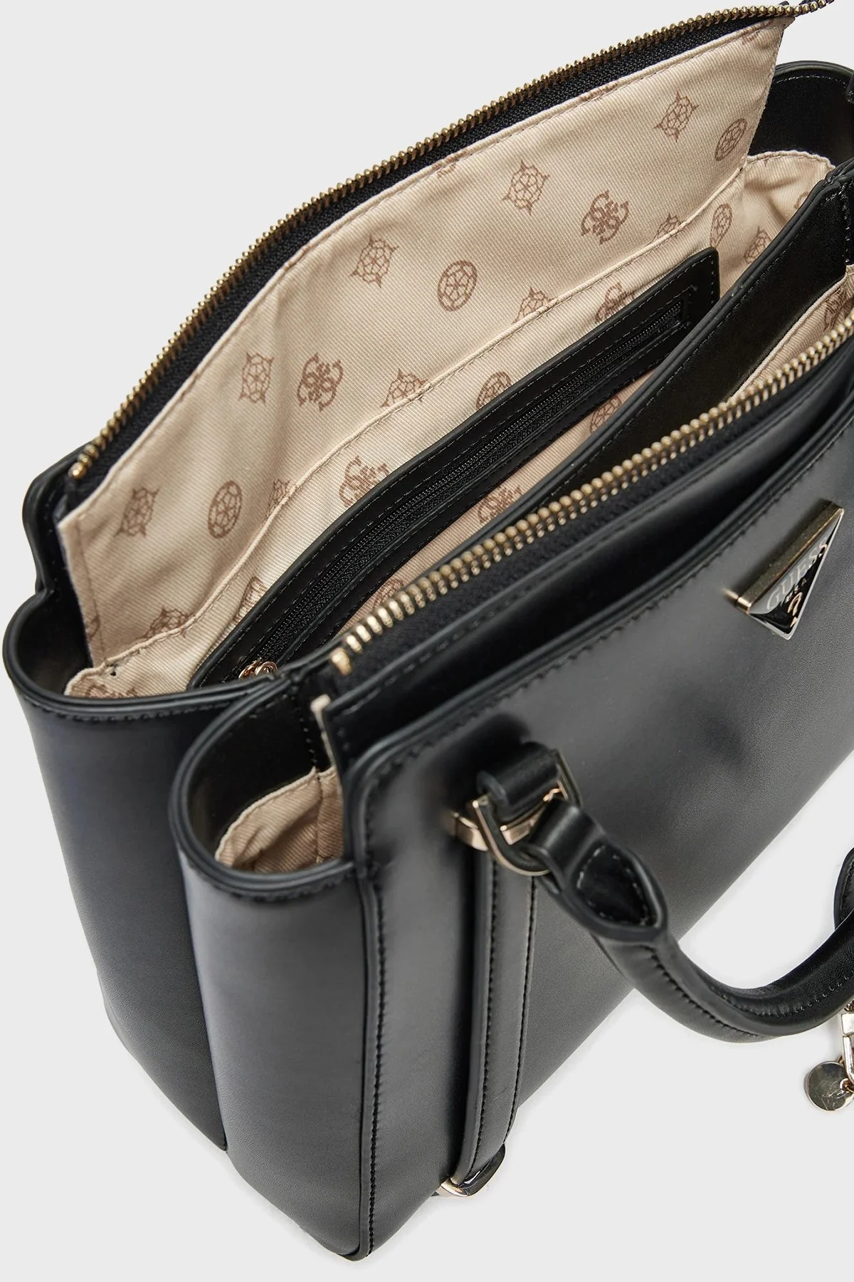 Guess Daryna Logolu Çıkarılabilir Askılı HWVG9493060 Bayan Çanta HWVG94 93060 BLA SİYAH - 10