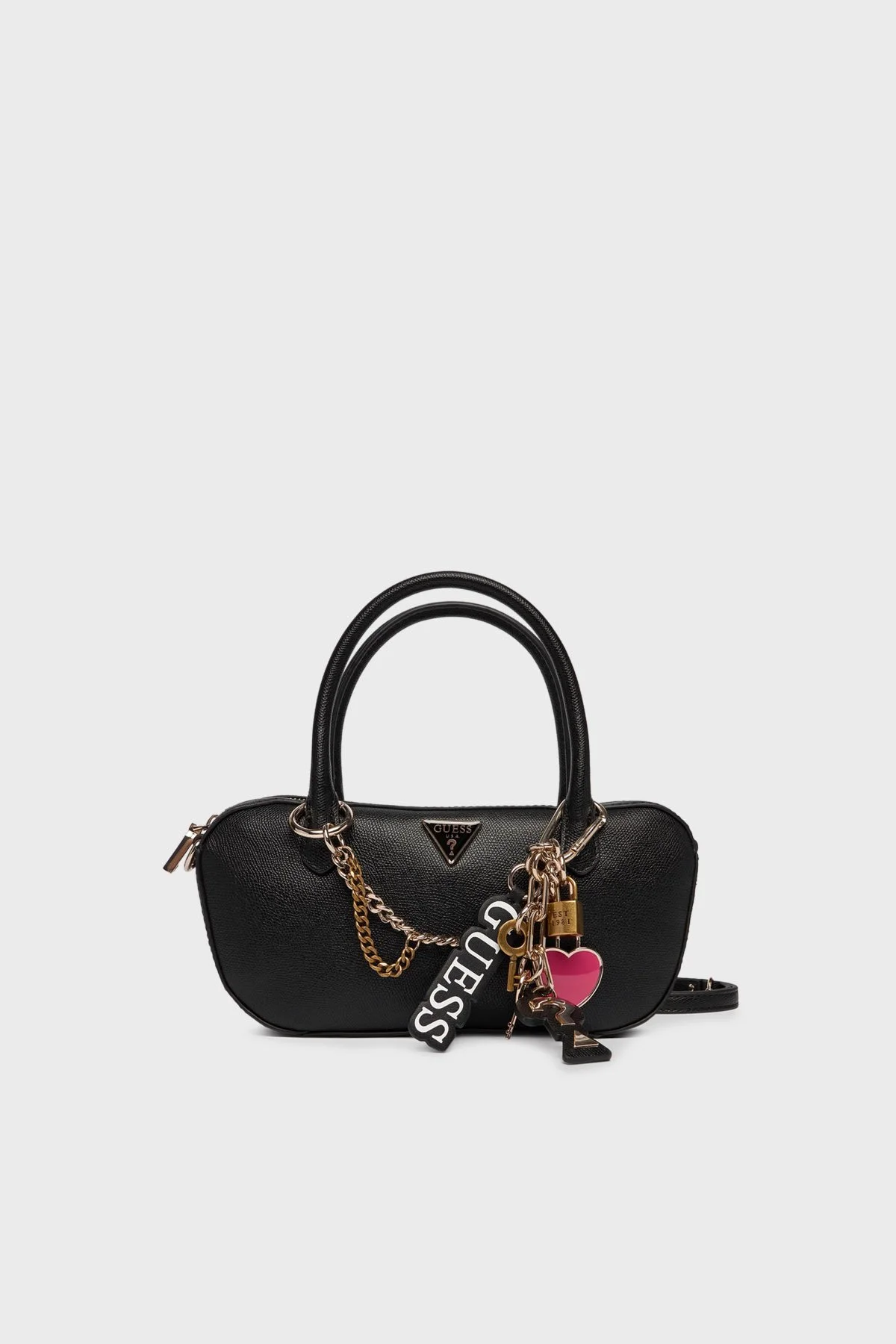 Guess Davina Charm Detaylı Çıkarılabilir Askılı HWBG9899050 Bayan Çanta HWBG98 99050 BLA SİYAH - 1