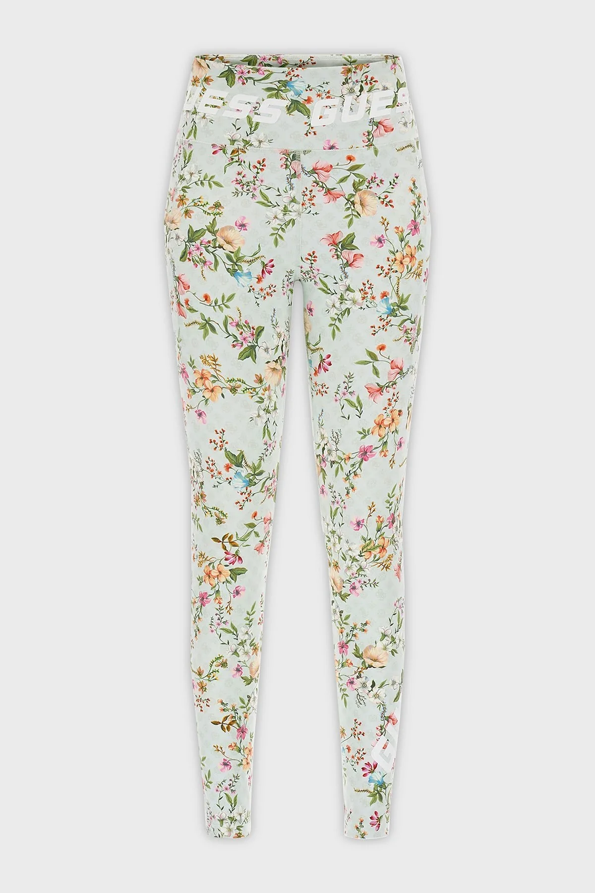 Guess Davina Desenli Yüksek Bel Skinny Bayan Tayt V3GB12MC049 P7FW YEŞİL - 4