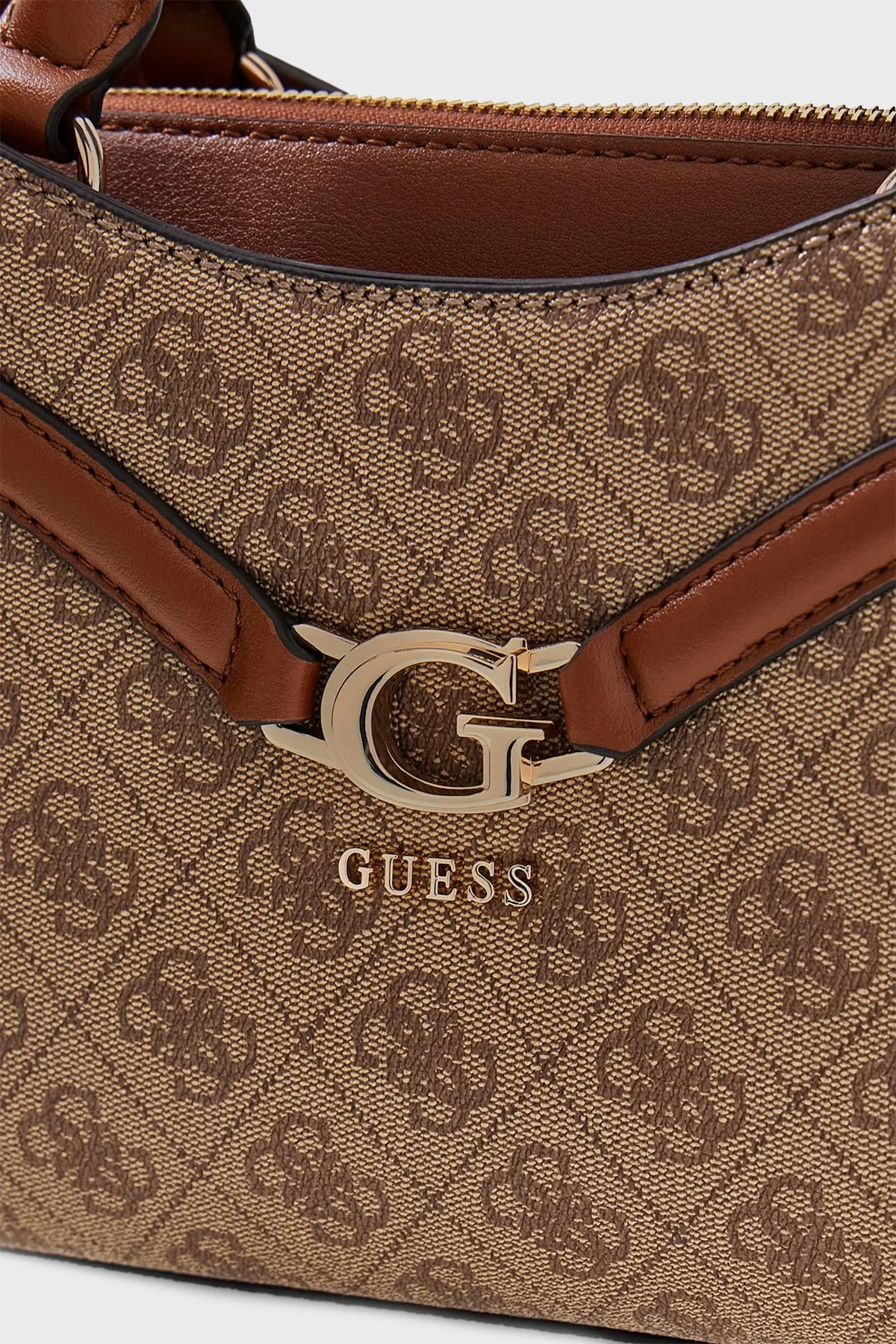 Guess Dea 4G Logolu Çıkarılabilir Askılı HWSG7993060 Bayan Çanta HWSG79 93060 LTL KAHVE - 5