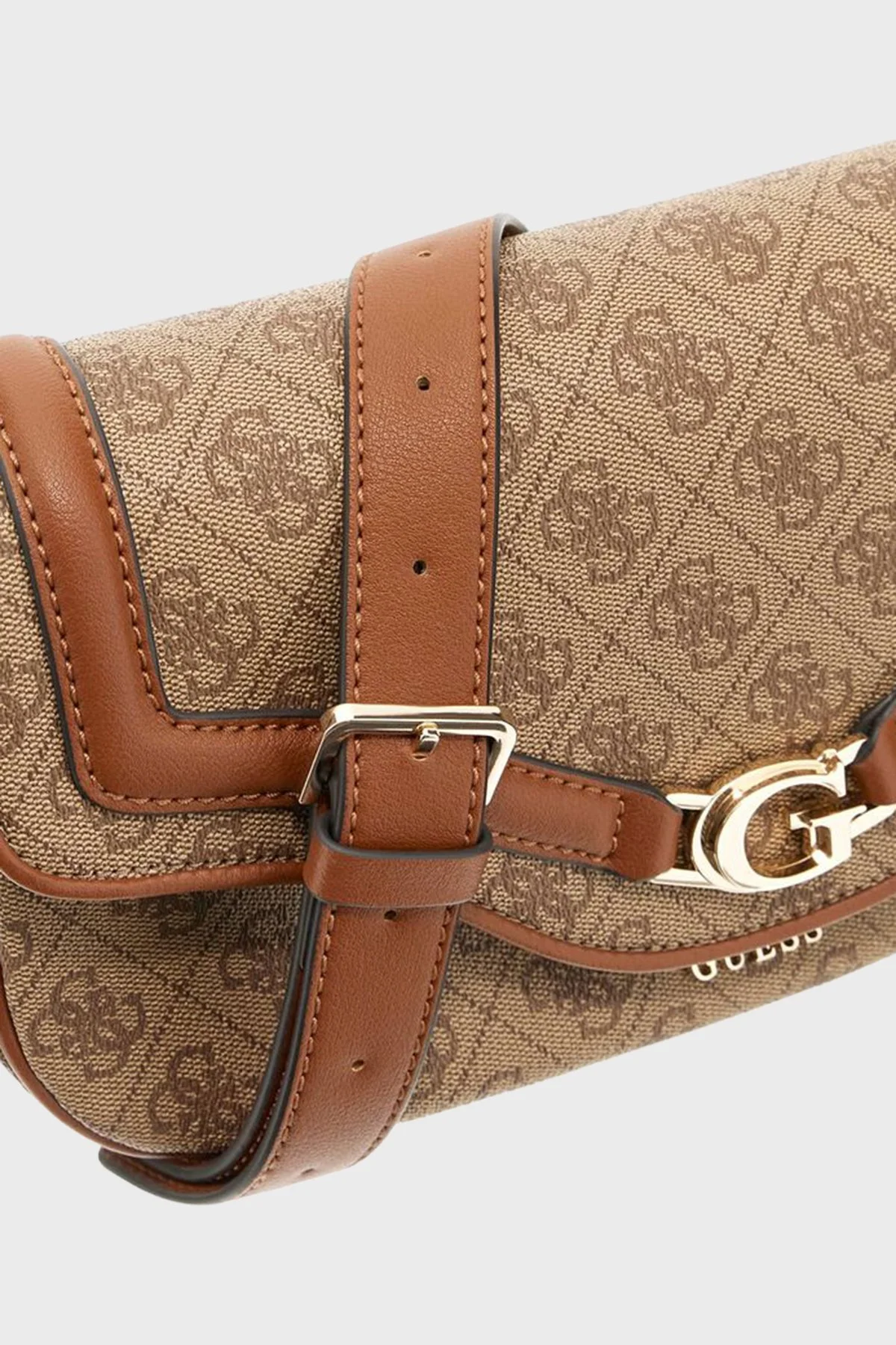 Guess Dea 4G Logolu Çıkarılabilir Askılı HWSG7993200 Bayan Çanta HWSG79 93200 LTL KAHVE - 4