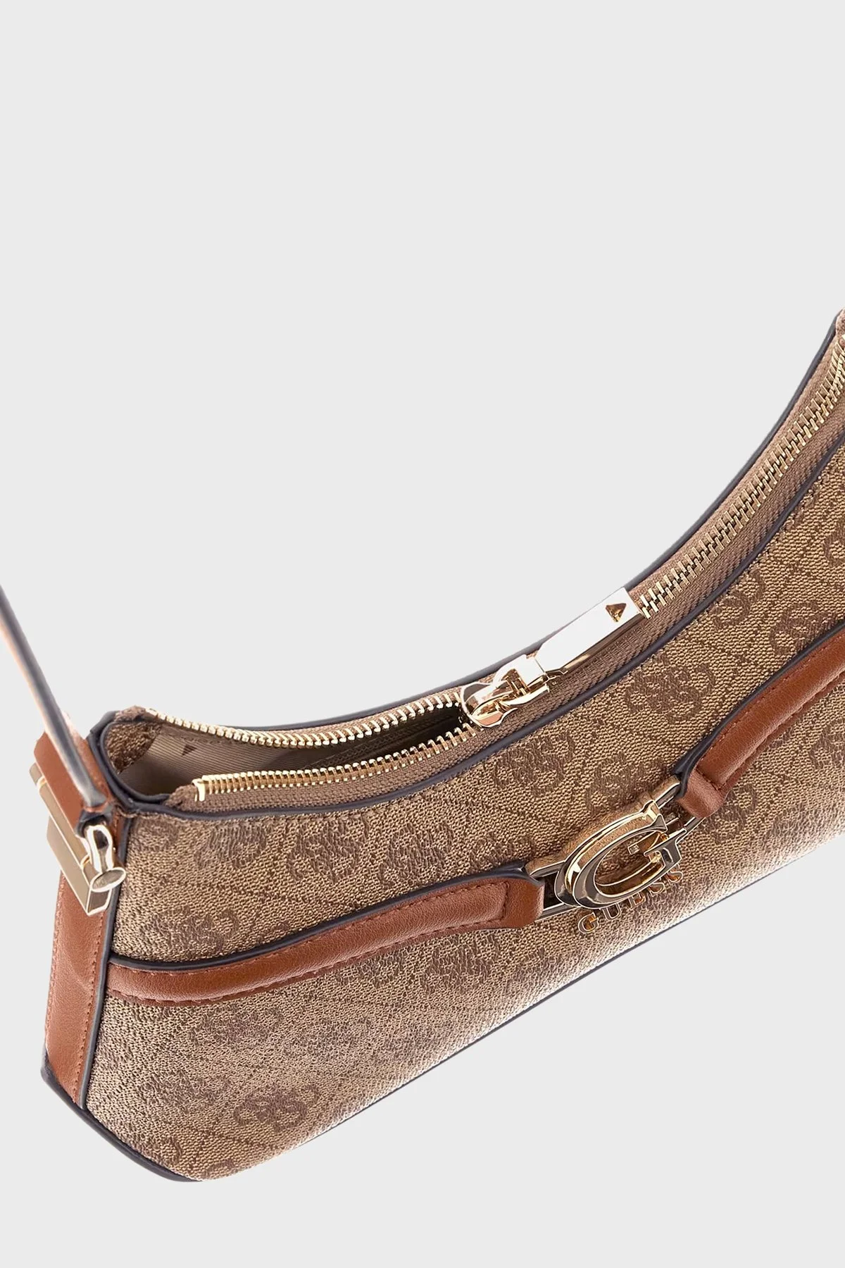 Guess Dea 4G Logolu Zincir Detaylı Sabit Askılı HWSG7993730 Bayan Çanta HWSG79 93730 LTL KAHVE - 4