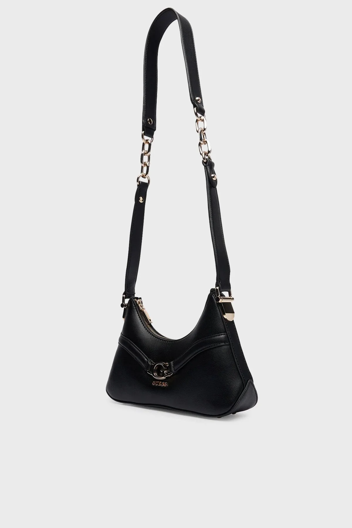 Guess Dea Logolu Zincir Detaylı Sabit Askılı HWBG7993730 Bayan Çanta HWBG79 93730 BLA SİYAH - 4