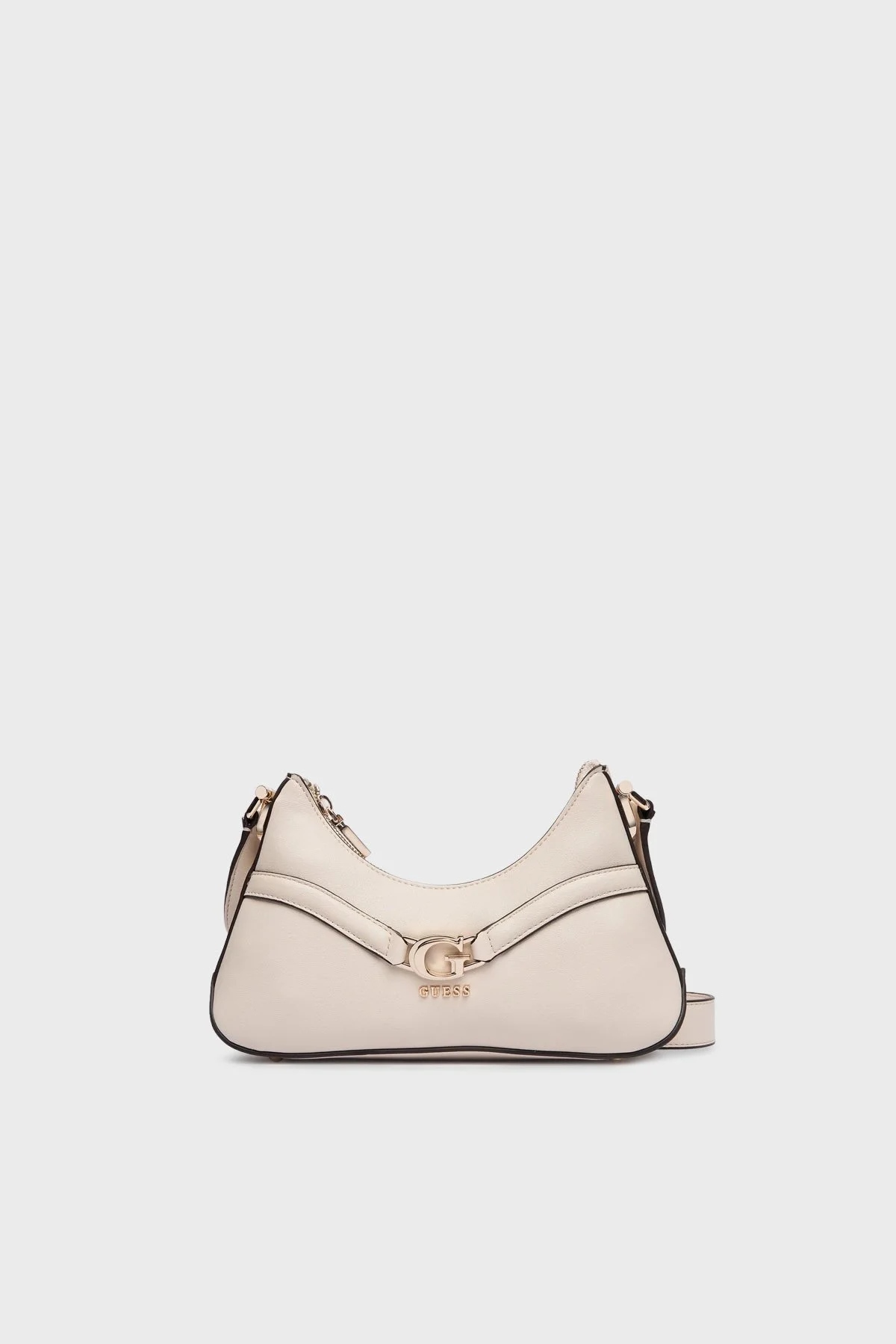 Guess Dea Logolu Zincir Detaylı Sabit Askılı HWBG7993730 Bayan Çanta HWBG79 93730 OFF EKRU - 1