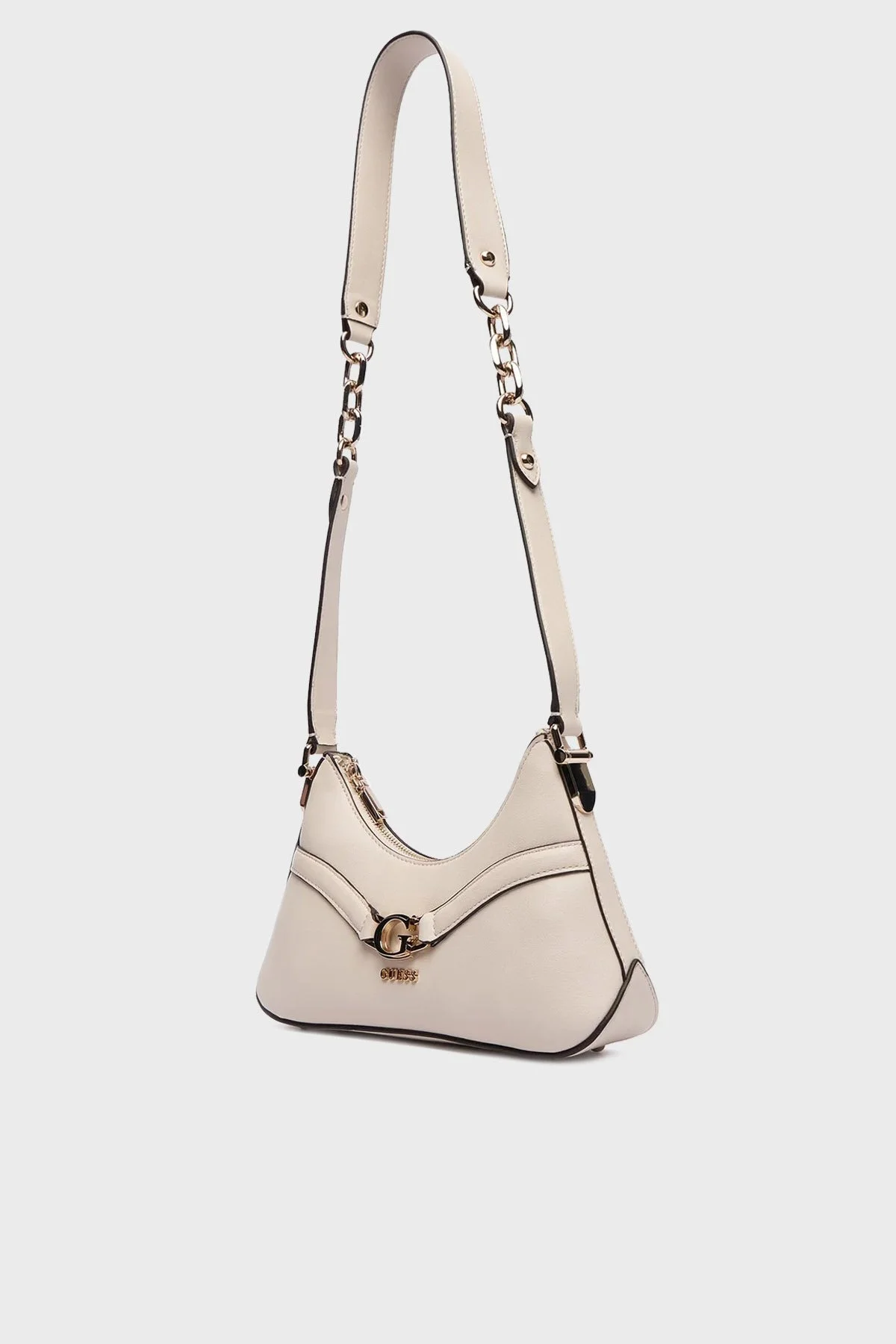 Guess Dea Logolu Zincir Detaylı Sabit Askılı HWBG7993730 Bayan Çanta HWBG79 93730 OFF EKRU - 4