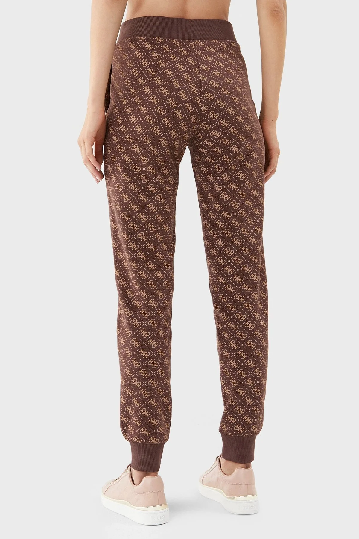 Guess Debbi Pamuklu Relaxed Fit Jogger Bayan Pantolon V3BB18K7ON1 P1DL KAHVE - 3