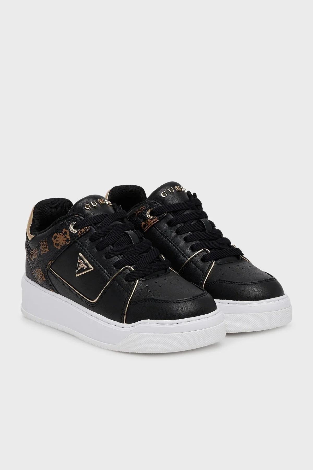 Guess Delove 4G Logolu Sneaker FLTDELFAL12 Bayan Ayakkabı FLTDEL FAL12 BLACK SİYAH - 2