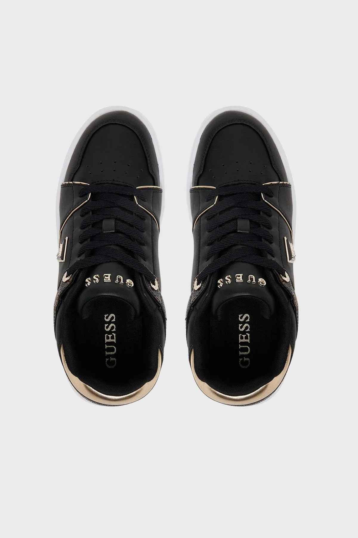 Guess Delove 4G Logolu Sneaker FLTDELFAL12 Bayan Ayakkabı FLTDEL FAL12 BLACK SİYAH - 3