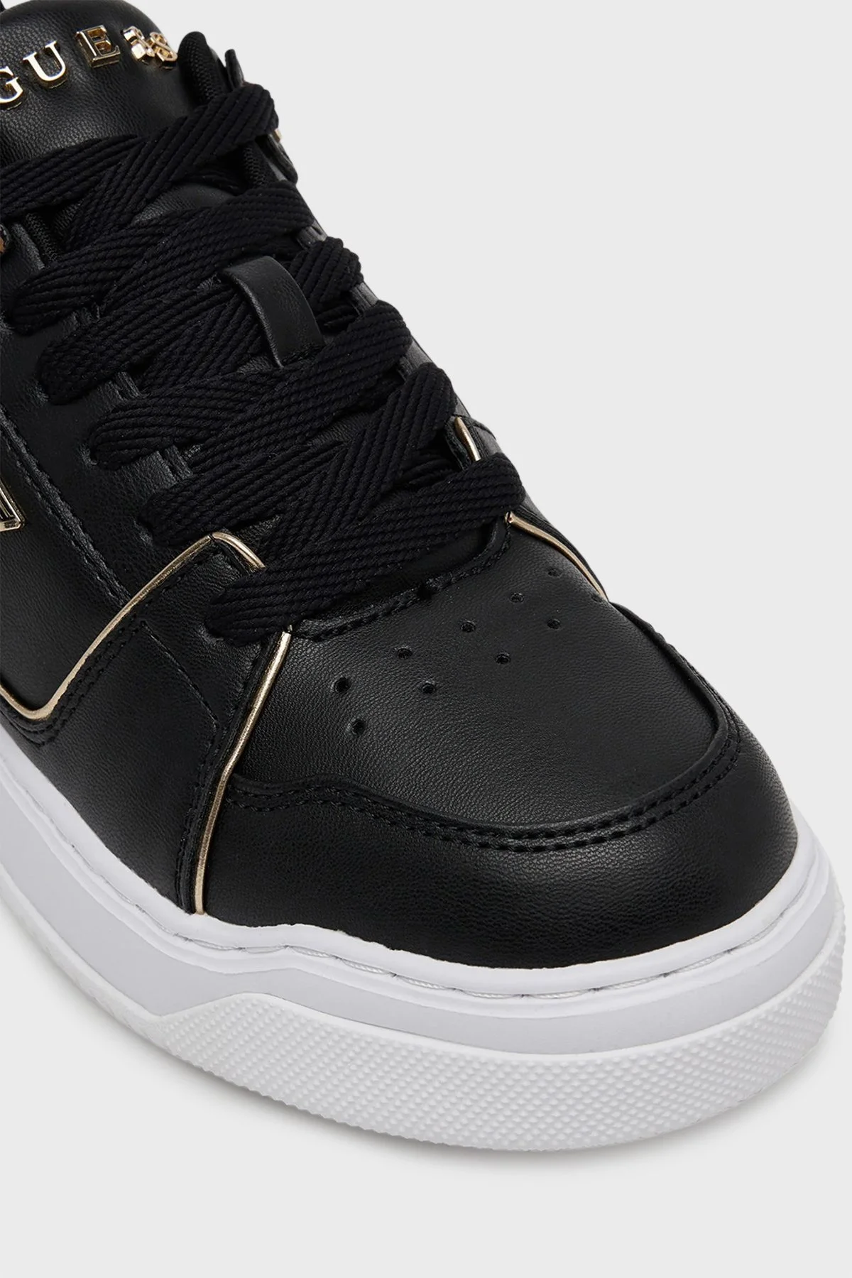 Guess Delove 4G Logolu Sneaker FLTDELFAL12 Kadın Ayakkabı FLTDEL FAL12 BLACK SİYAH - 5
