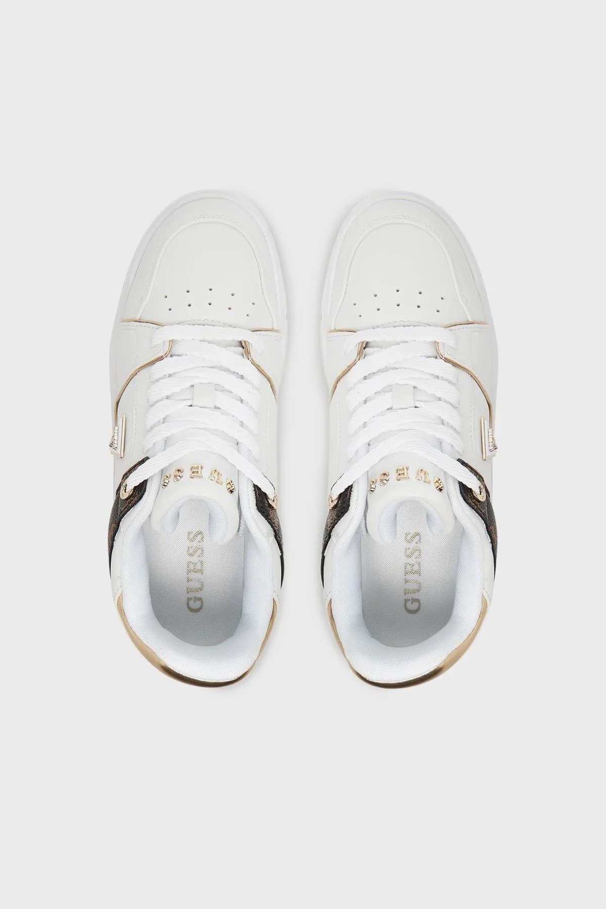 Guess Delove 4G Logolu Sneaker FLTDELFAL12 Bayan Ayakkabı FLTDEL FAL12 WHITE BEYAZ - 3