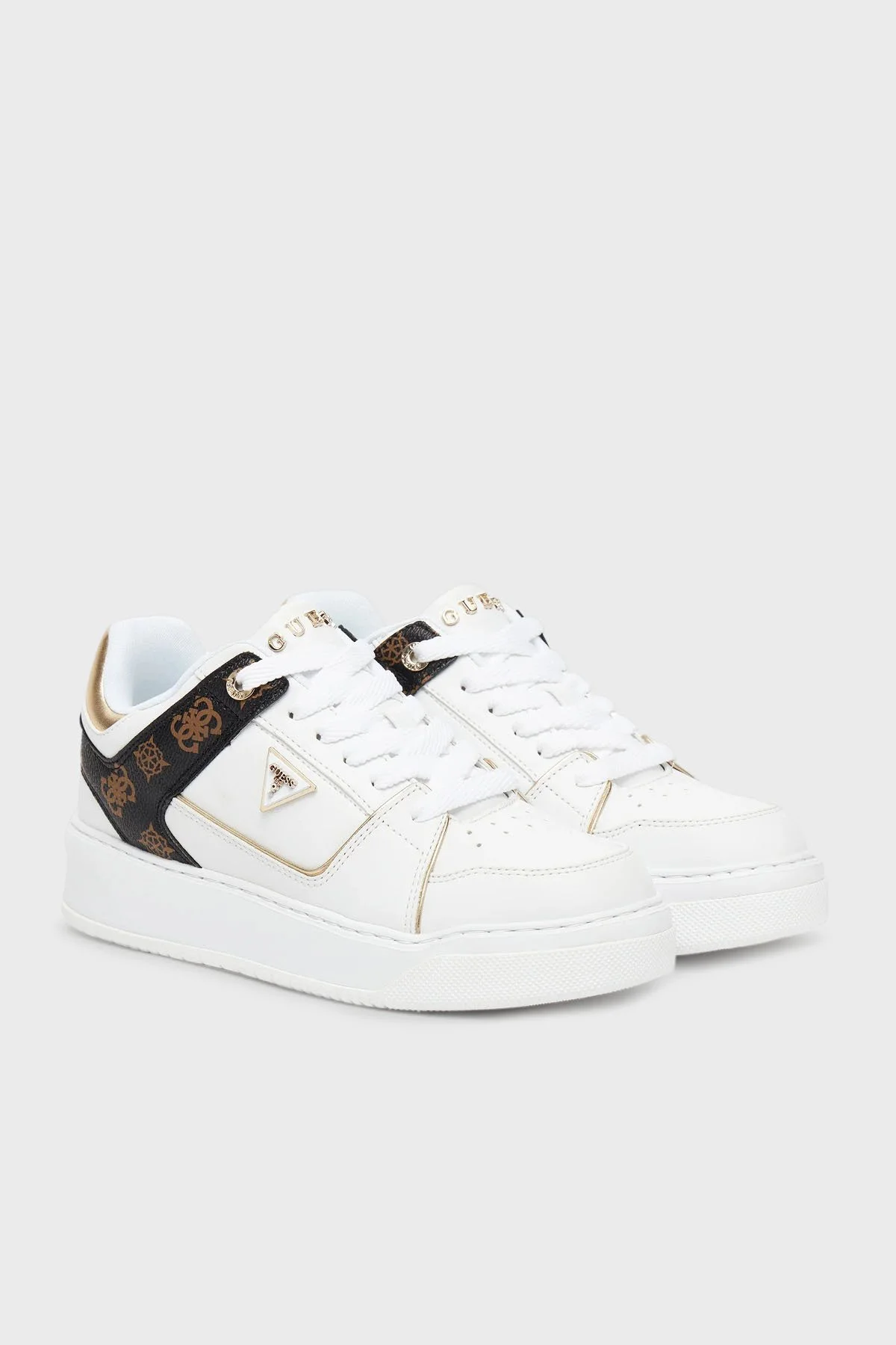 Guess Delove 4G Logolu Sneaker FLTDELFAL12 Kadın Ayakkabı FLTDEL FAL12 WHITE BEYAZ - 2