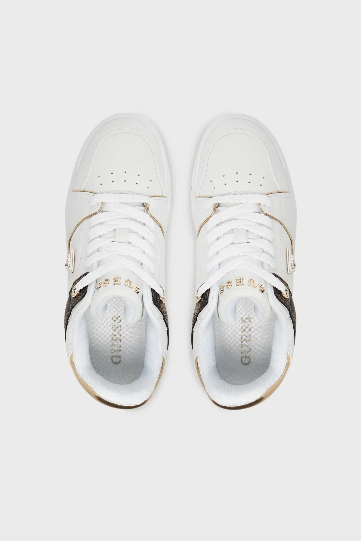 Guess Delove 4G Logolu Sneaker FLTDELFAL12 Kadın Ayakkabı FLTDEL FAL12 WHITE BEYAZ - 3