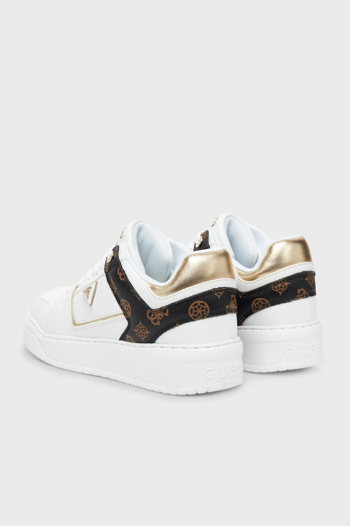 Guess Delove 4G Logolu Sneaker FLTDELFAL12 Kadın Ayakkabı FLTDEL FAL12 WHITE BEYAZ - 4