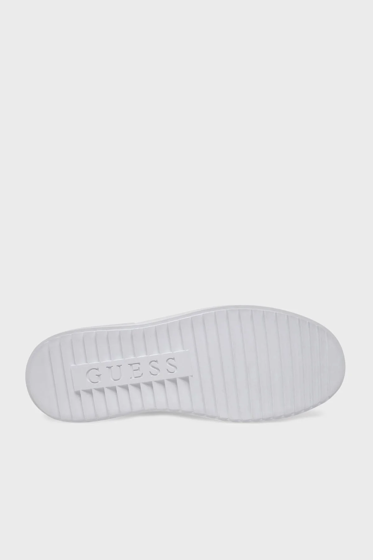 Guess Denesa Deri Karışımlı Logolu Kalın Taban Sneaker FLJD12LEA12 Kadın Ayakkabı FLJD12 LEA12 BLKGO SİYAH - 6