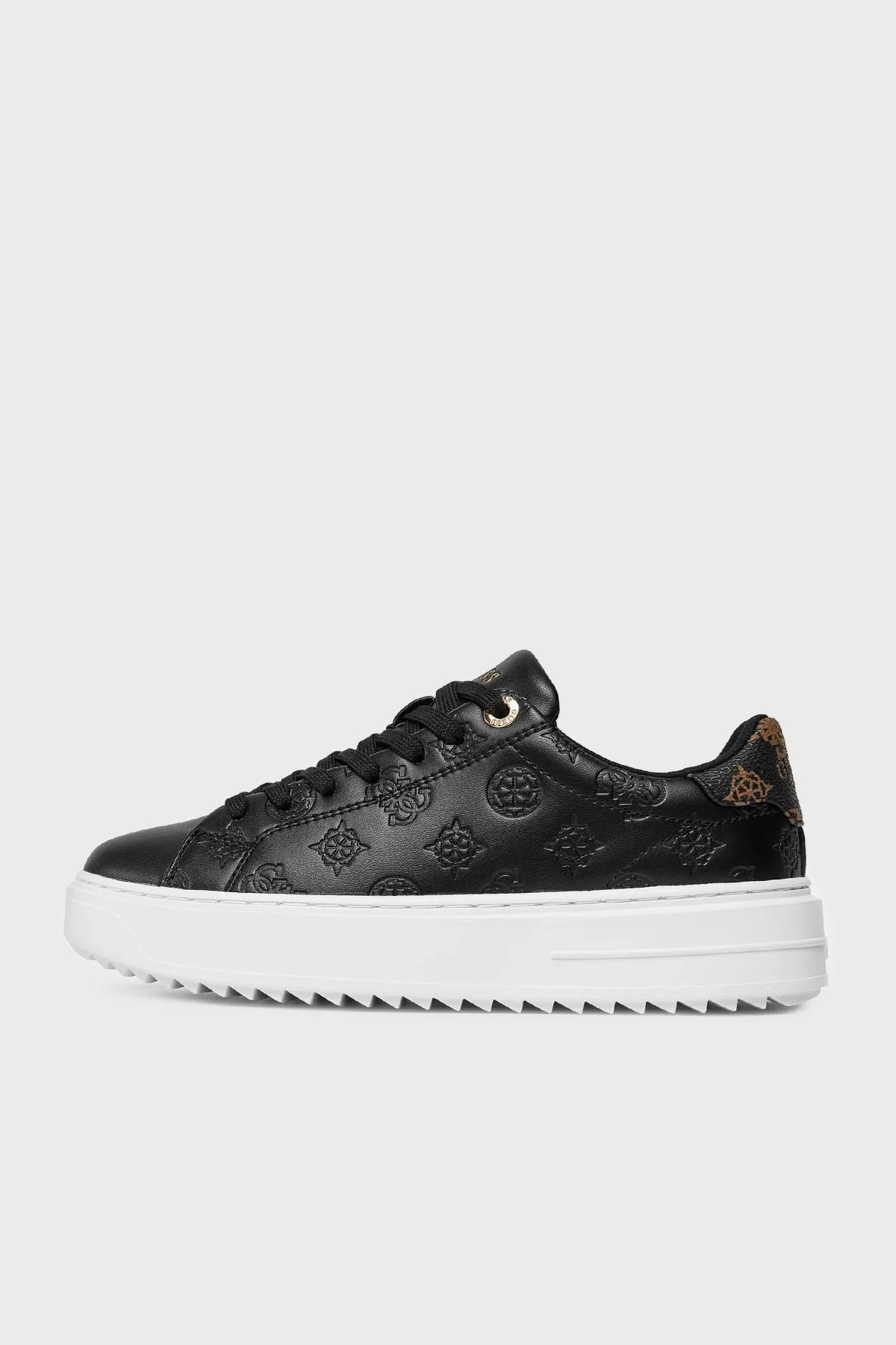 Guess Denesa4 Logolu Sneaker FLPDS4FAL12BLKBR Bayan Ayakkabı FLPDS4 FAL12 BLKBR SİYAH - 2