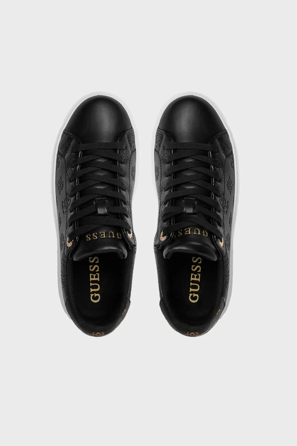 Guess Denesa4 Logolu Sneaker FLPDS4FAL12BLKBR Bayan Ayakkabı FLPDS4 FAL12 BLKBR SİYAH - 3