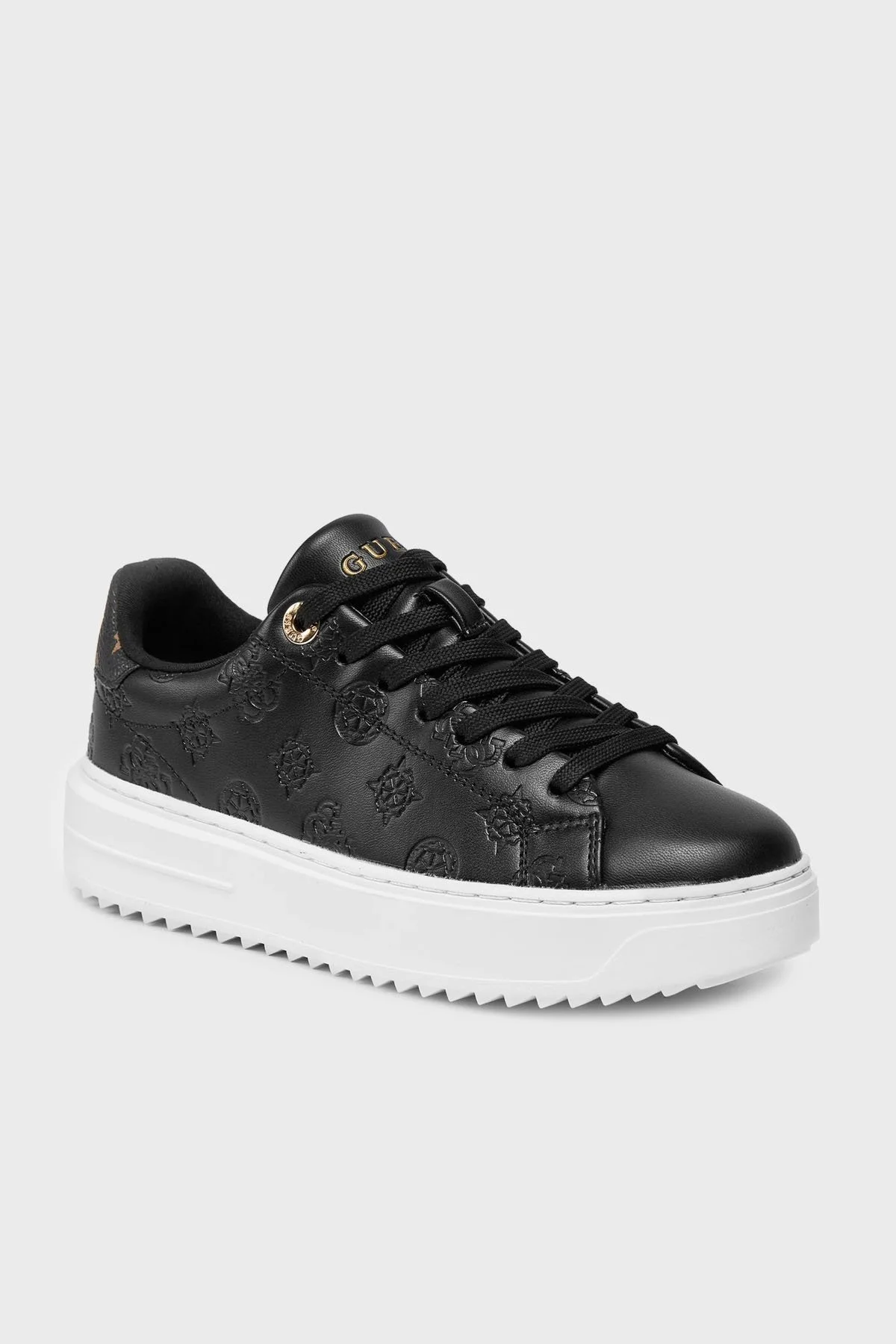 Guess Denesa4 Logolu Sneaker FLPDS4FAL12BLKBR Bayan Ayakkabı FLPDS4 FAL12 BLKBR SİYAH - 4