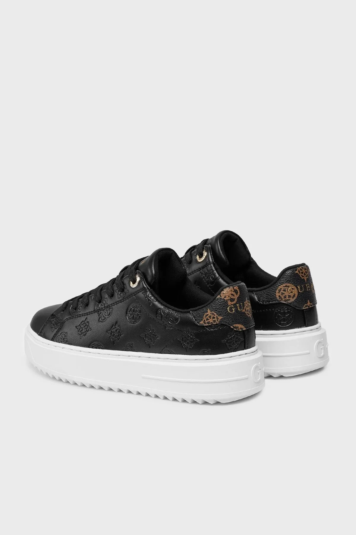 Guess Denesa4 Logolu Sneaker FLPDS4FAL12BLKBR Bayan Ayakkabı FLPDS4 FAL12 BLKBR SİYAH - 5