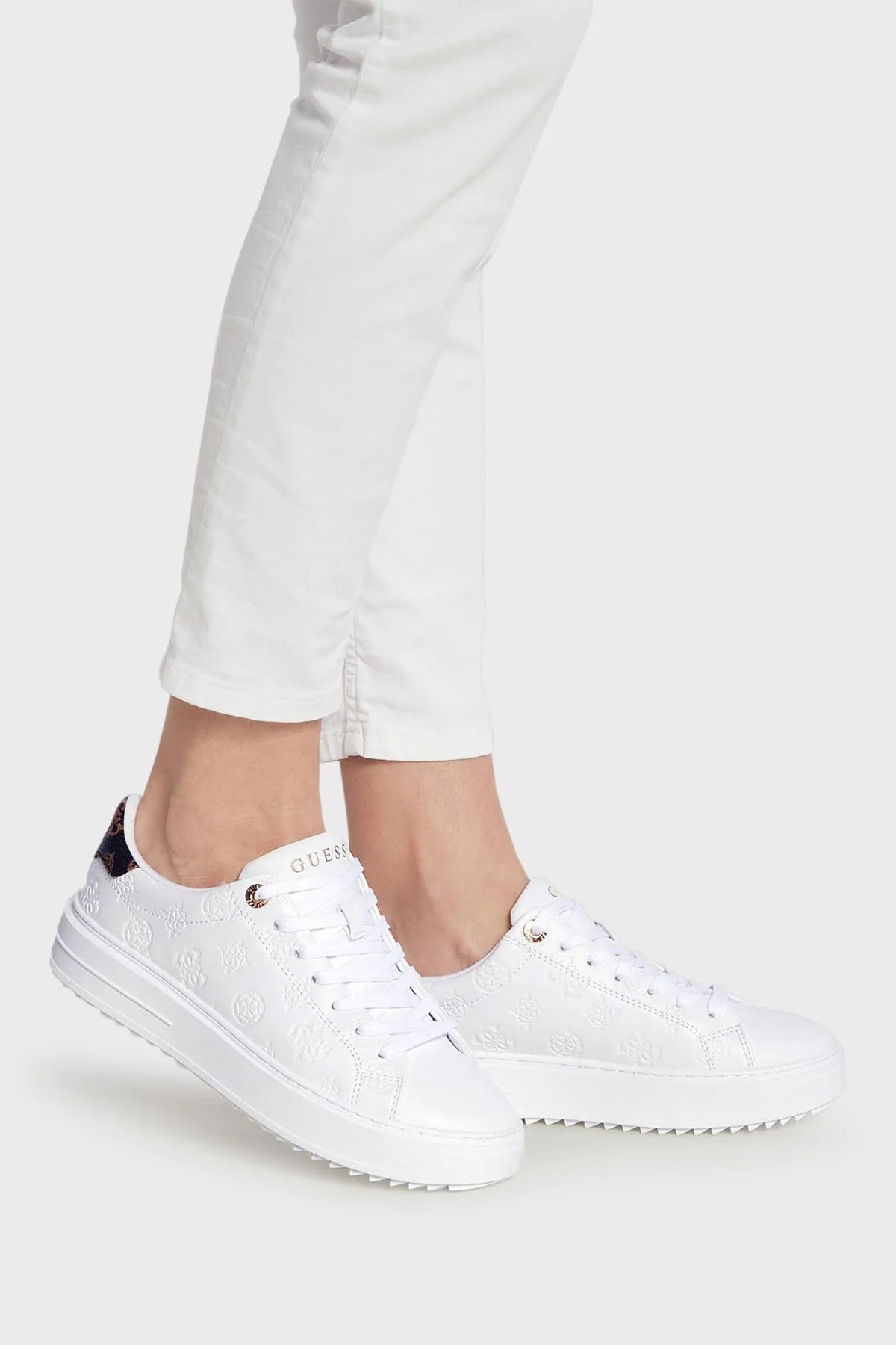 Guess Denesa4 Sneaker FLPDS4FAL12 Bayan Ayakkabı FLPDS4 FAL12 WHITE BEYAZ - 9