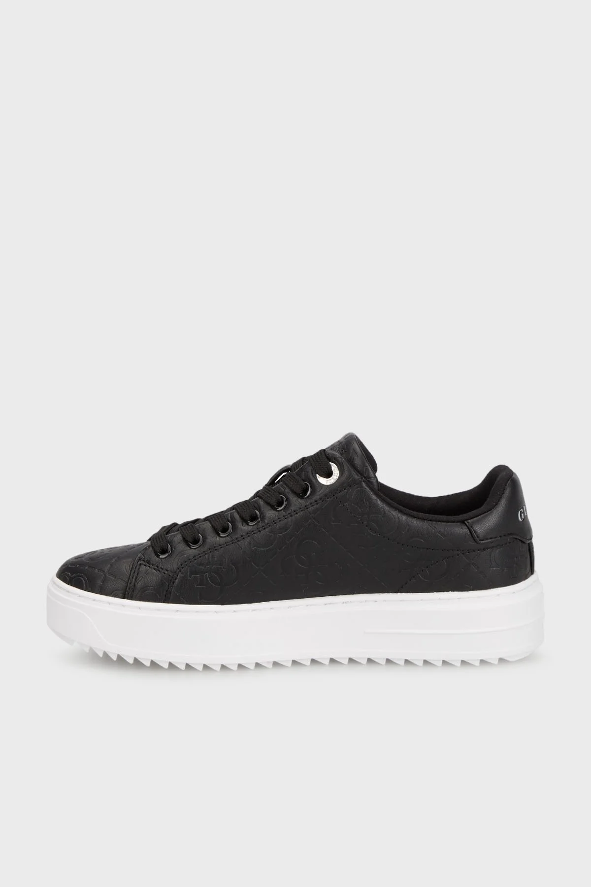 Guess Denesa9 Kabartmalı 4G Logolu Sneaker FLTDE9FAL12 Bayan Ayakkabı FLTDE9 FAL12 BLACK SİYAH - 3