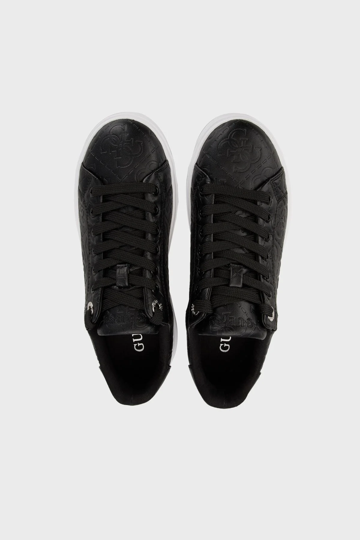 Guess Denesa9 Kabartmalı 4G Logolu Sneaker FLTDE9FAL12 Bayan Ayakkabı FLTDE9 FAL12 BLACK SİYAH - 14