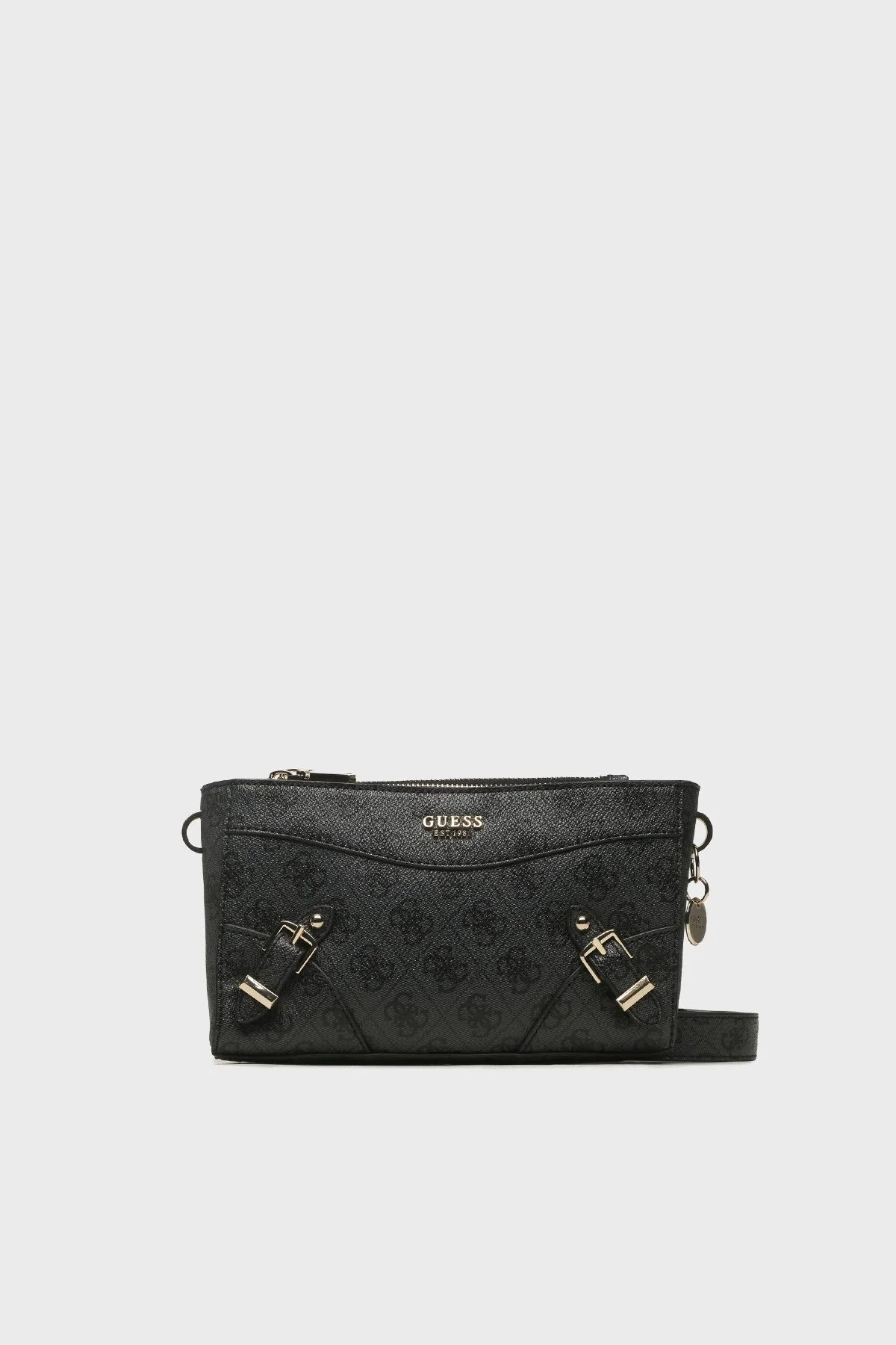 Guess Didi Fermuarlı Çıkarılabilir Uzatma Askılı Bayan Çanta HWSG8744720 CLO ANTRASİT - 1