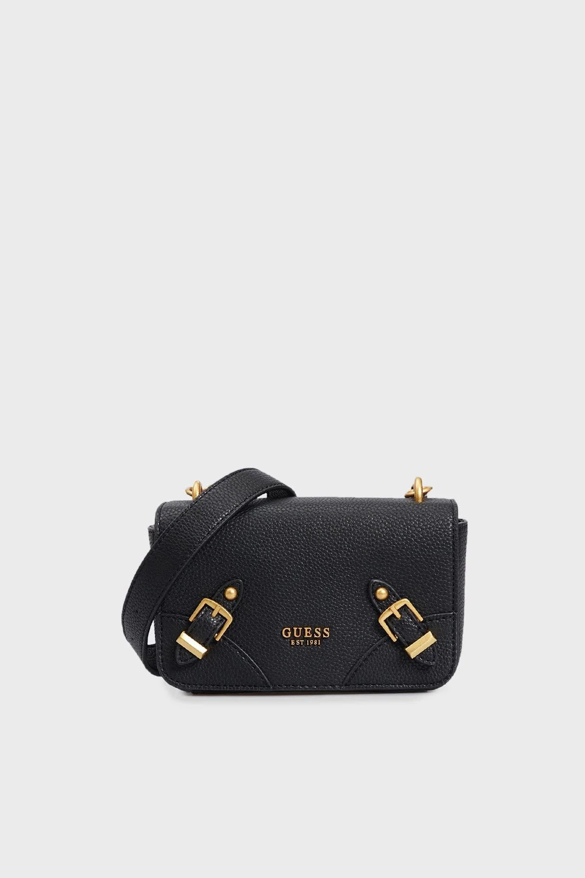 Guess Didi Logolu Ayarlanabilir Zincir Askılı Bayan Çanta HWBA8744780 BLA SİYAH - 1