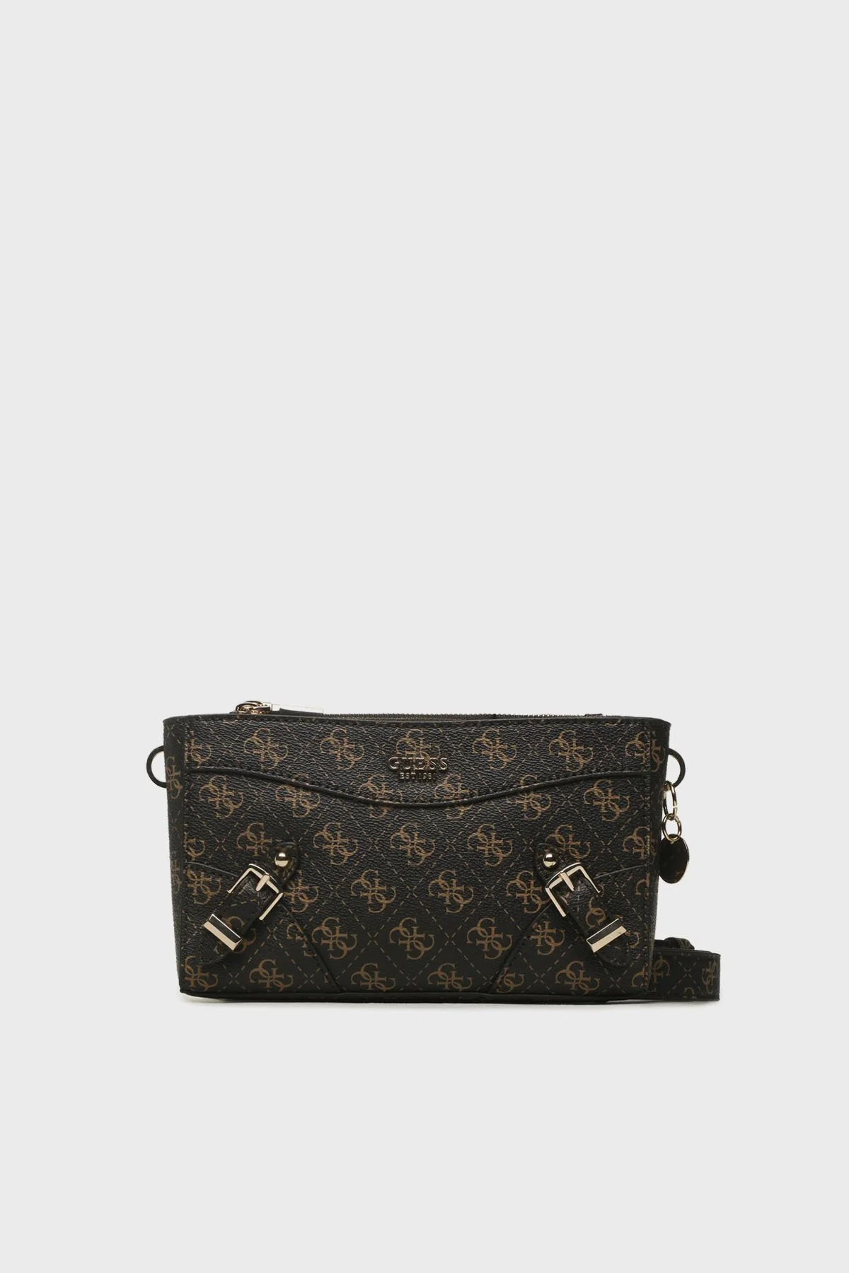 Guess Didi Logolu Çıkarılabilir Uzatma Askılı Bayan Çanta HWQG8744720 BNL KAHVE - 1