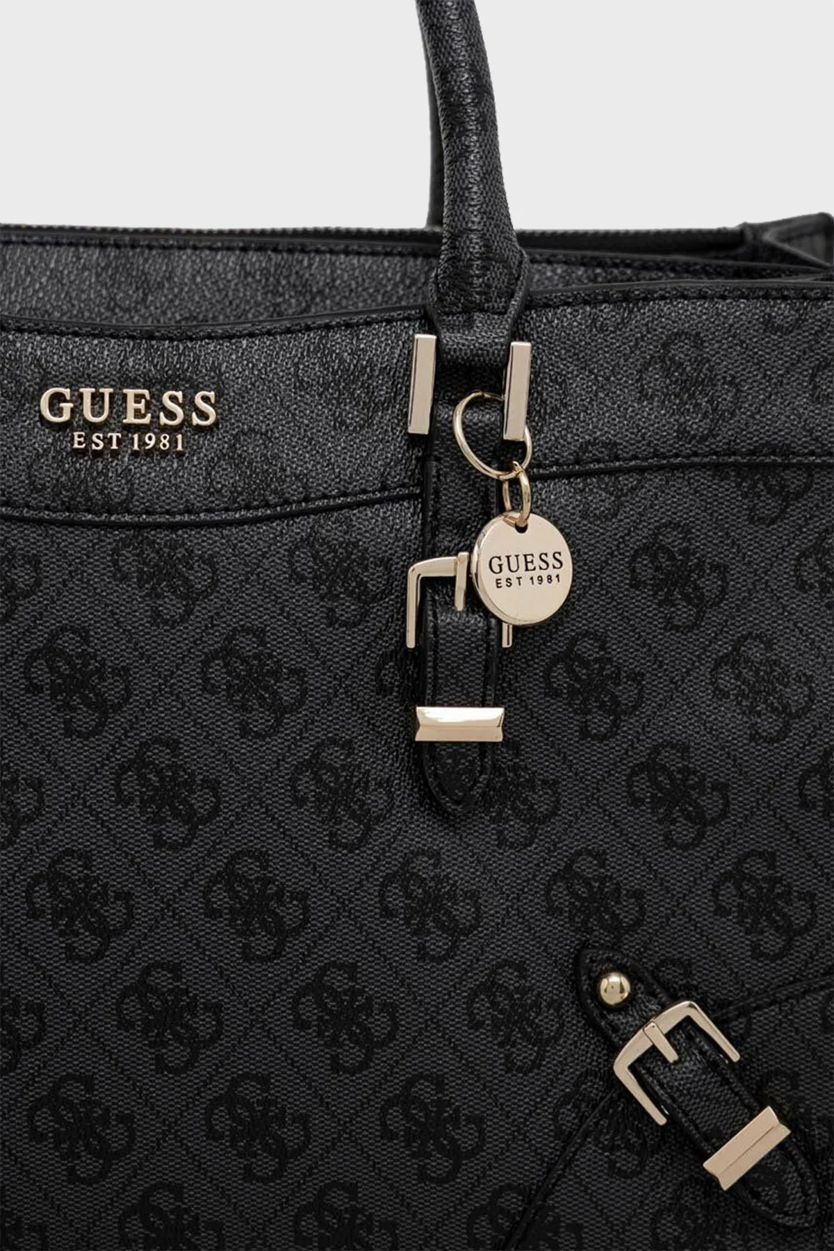 Guess Didi Logolu Çıkarılabilir Uzatma Askılı Bayan Çanta HWSG8744060 CLO ANTRASİT - 5