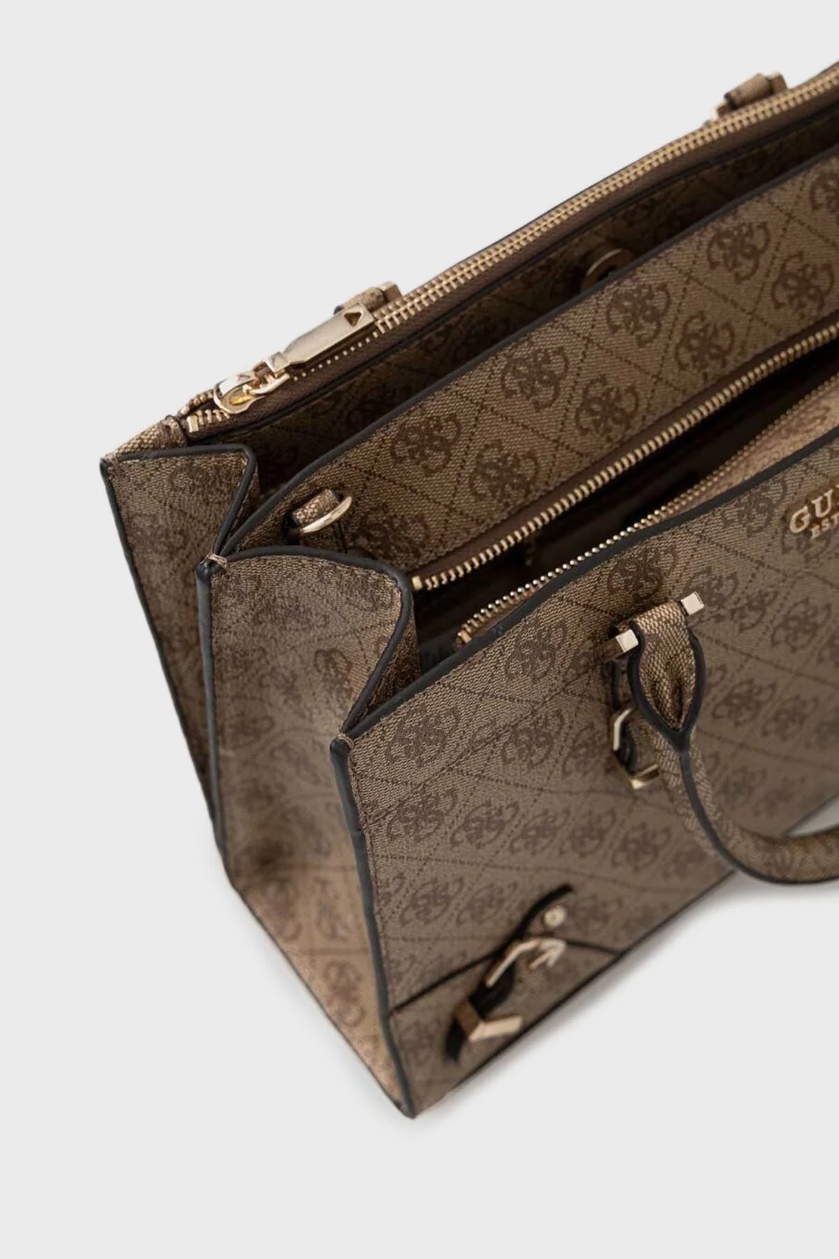 Guess Didi Logolu Çıkarılabilir Uzatma Askılı Bayan Çanta HWSG8744060 LTL KAHVE - 2