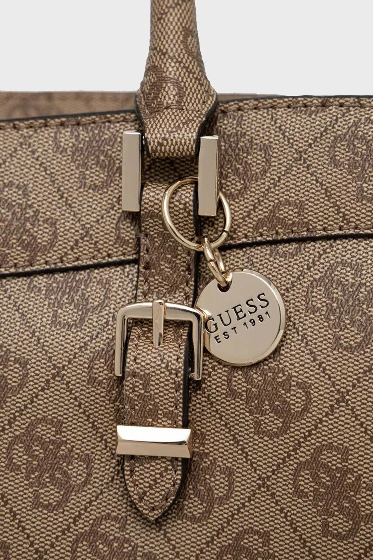 Guess Didi Logolu Çıkarılabilir Uzatma Askılı Bayan Çanta HWSG8744060 LTL KAHVE - 5