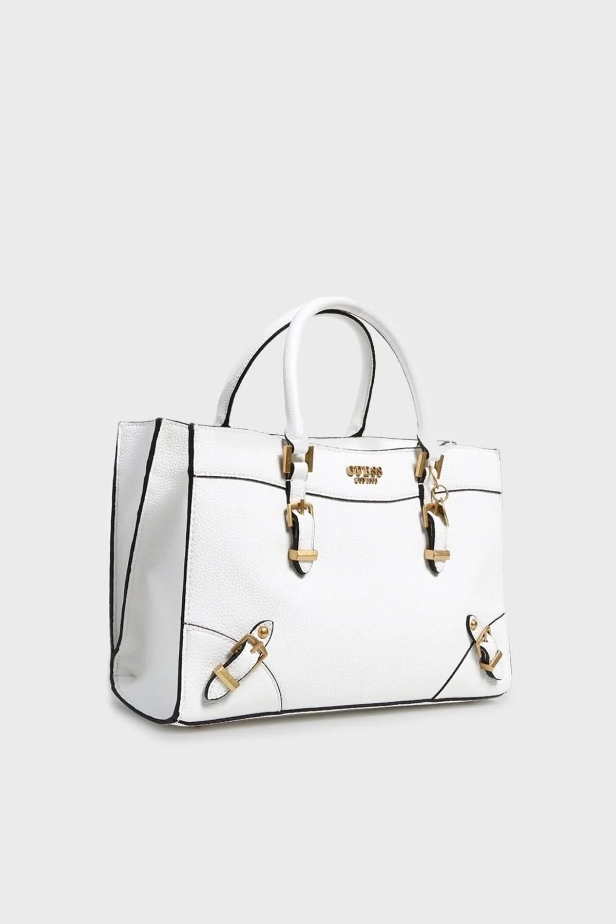 Guess Didi Logolu Çıkartılabilir Uzatma Askılı Bayan Çanta HWBA8744060 WHI BEYAZ - 2