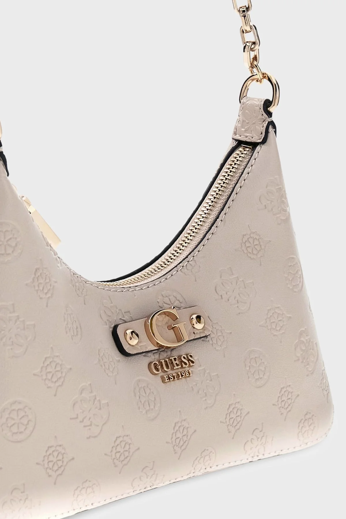 Guess Dita 4G Logolu Omuz Askılı HWPD7602180 Bayan Çanta HWPD76 02180 LUG BEJ - 5