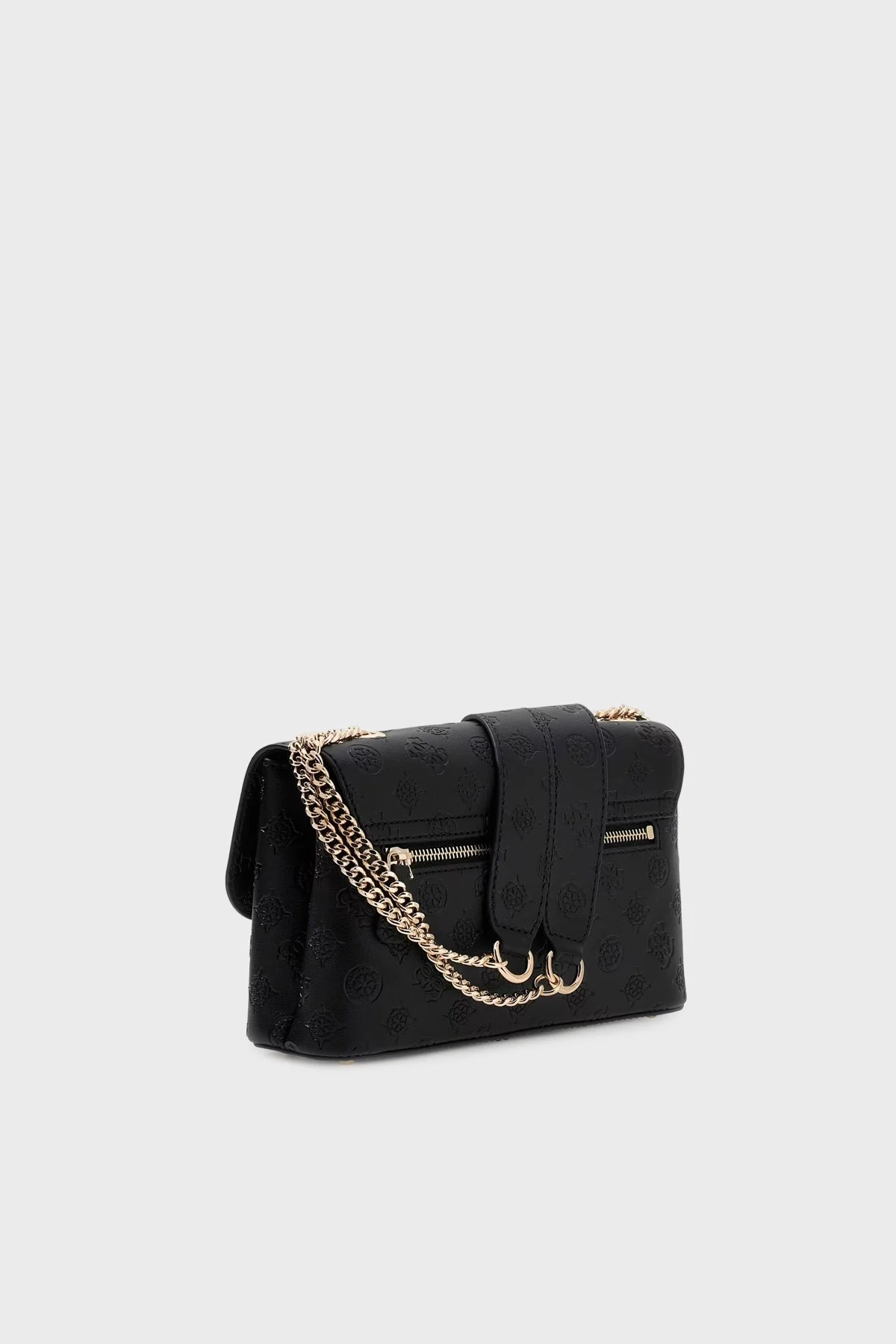 Guess Dita 4G Logolu Zincir Askılı HWPD7602210 Bayan Çanta HWPD76 02210 BLO SİYAH - 3