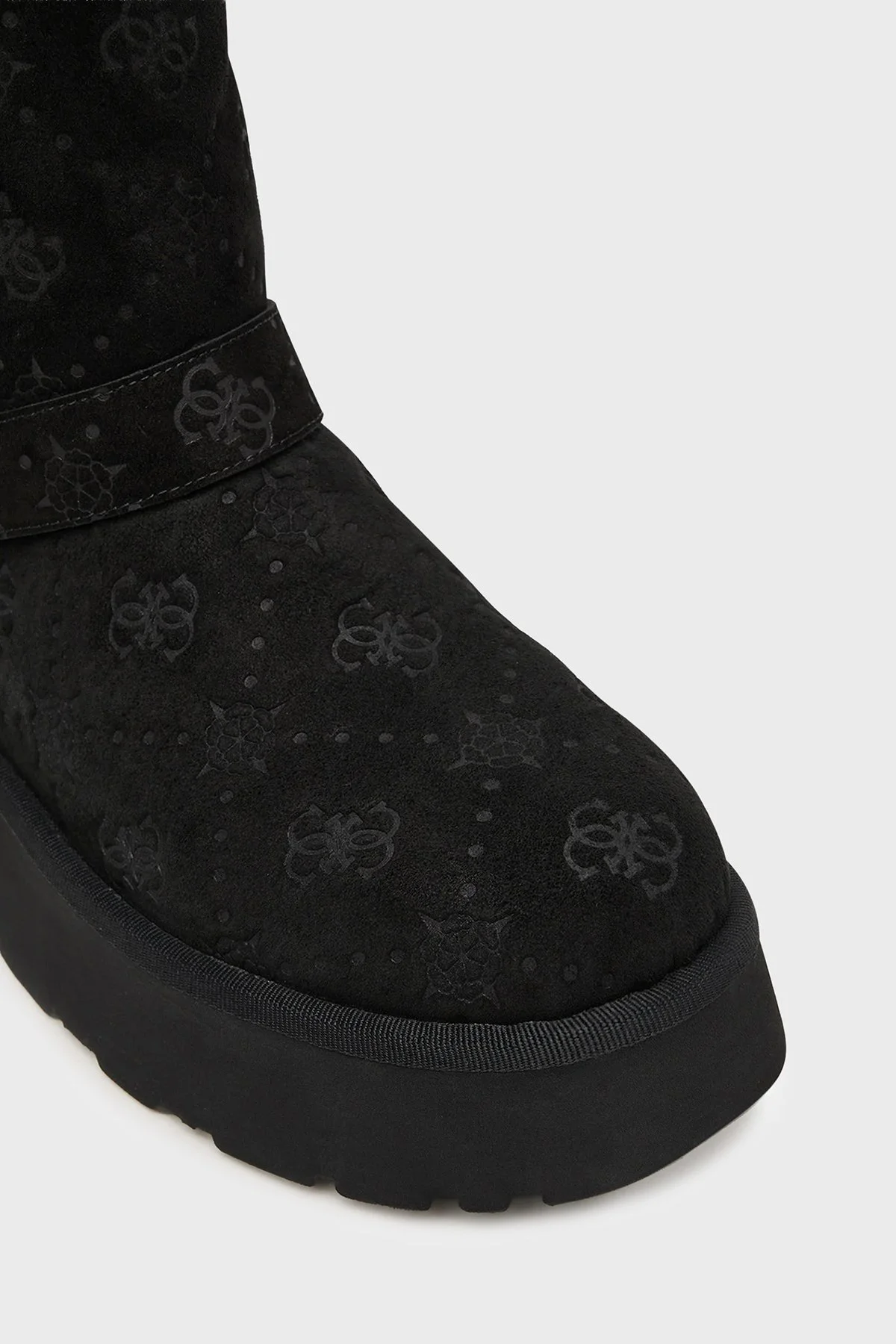 Guess Dolsay2 Kalın Tabanlı 4G Logolu Kemer Detaylı FLFDOLESU10 Bayan Bot FLFDOL ESU10 BLACK SİYAH - 6