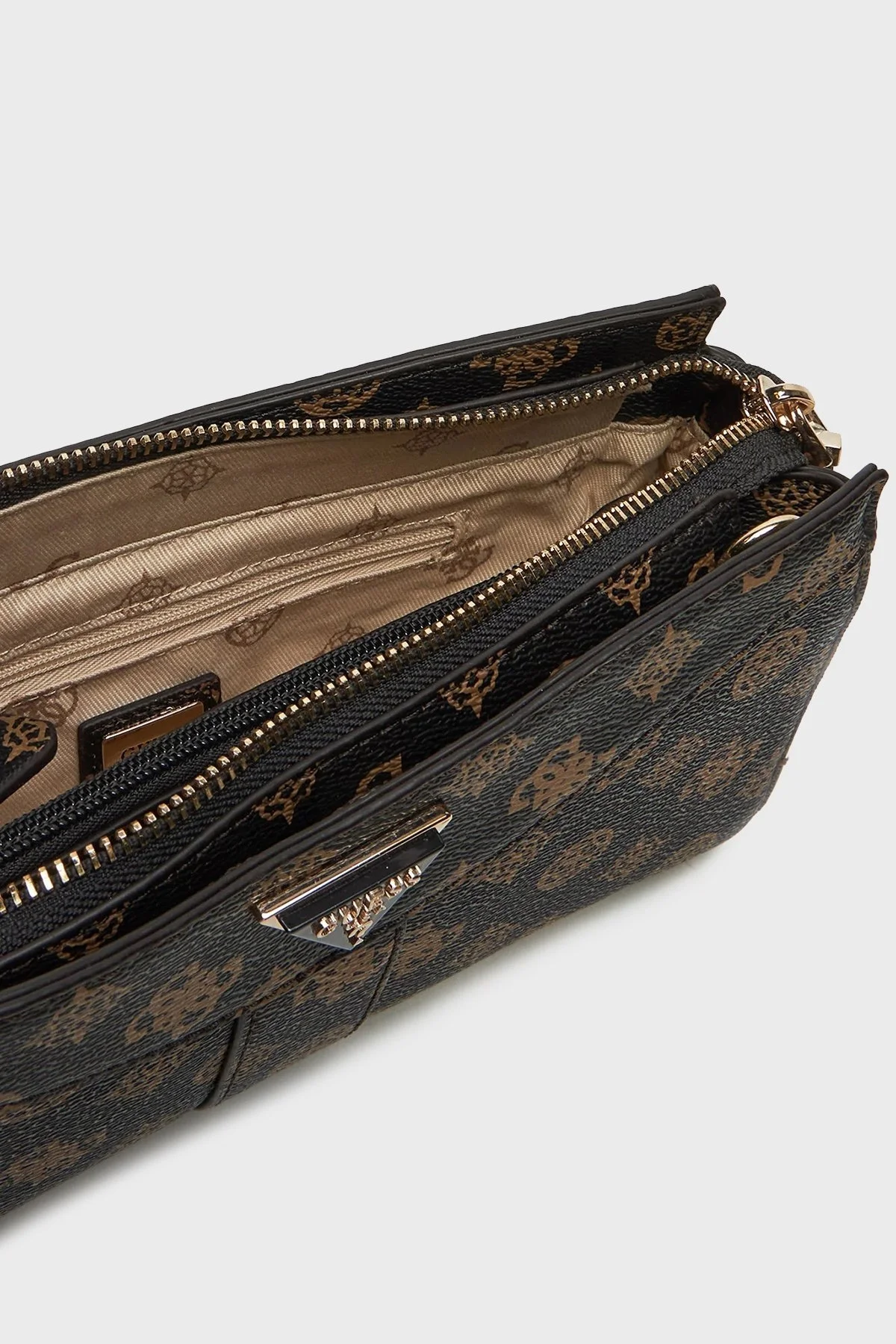 Guess Dorys 4G Logolu Ayarlanabilir Askılı HWPM9521120 Bayan Çanta HWPM95 21120 MLO KOYU KAHVE - 9