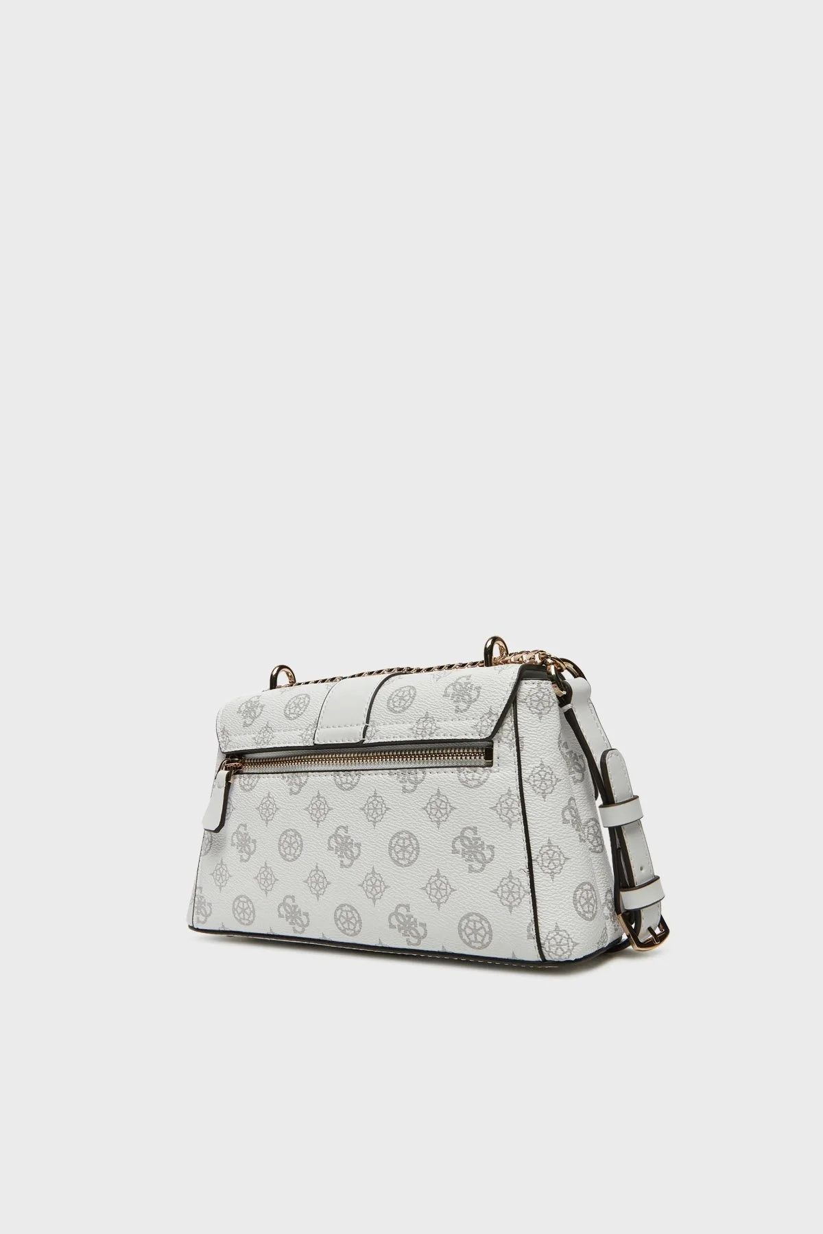 Guess Dorys 4G Logolu Ayarlanabilir Zincir Askılı HWPG9521210 Bayan Çanta HWPG95 21210 WLO BEYAZ - 8