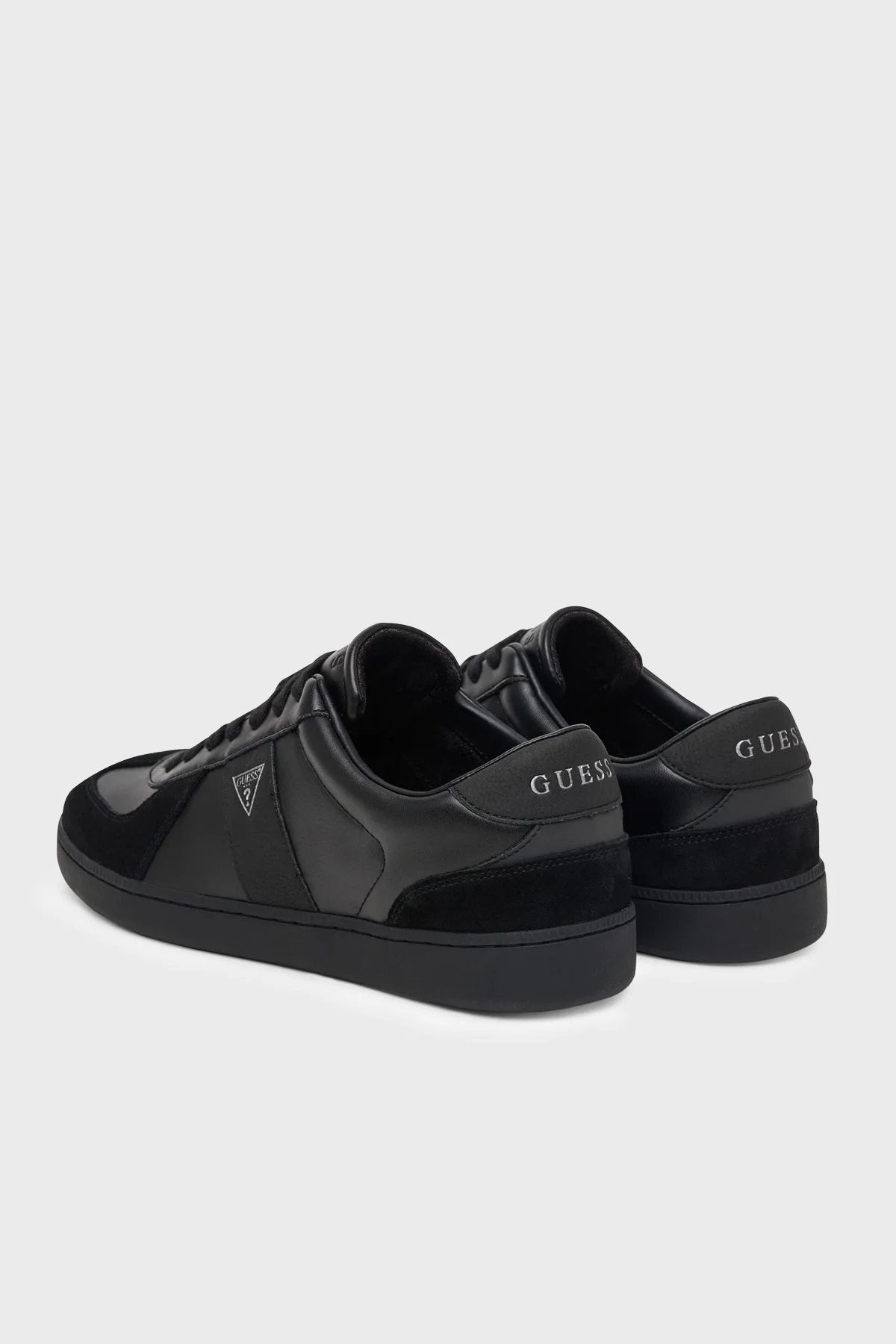 Guess Dravos Logolu Süet Sneaker FMFDRAELE12 Erkek Ayakkabı FMFDRA ELE12 BLACK Siyah - 3