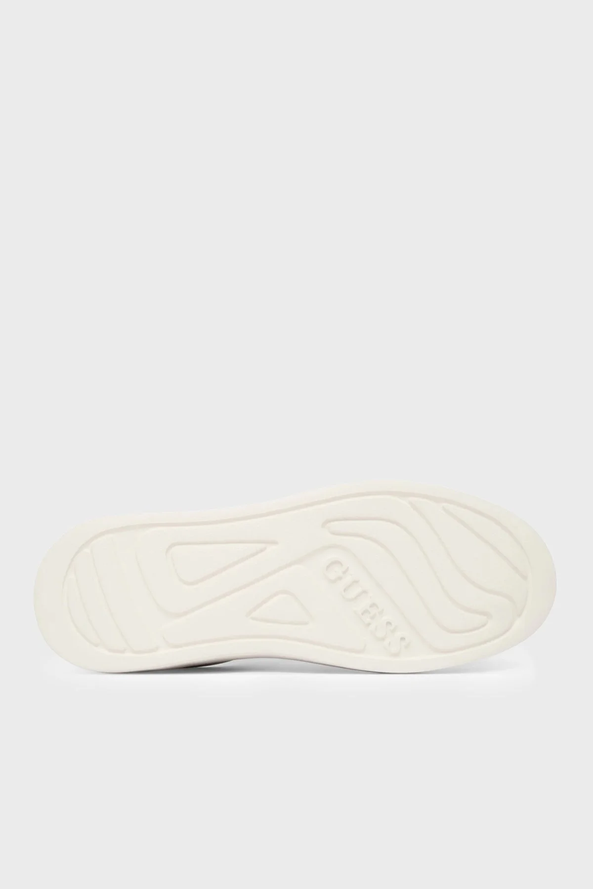 Guess Ebetts Aksesuar Detaylı Deri Sneaker FLTBTTLEA12 Kadın Ayakkabı FLTBTT LEA12 WHPLA Beyaz-gold - 4