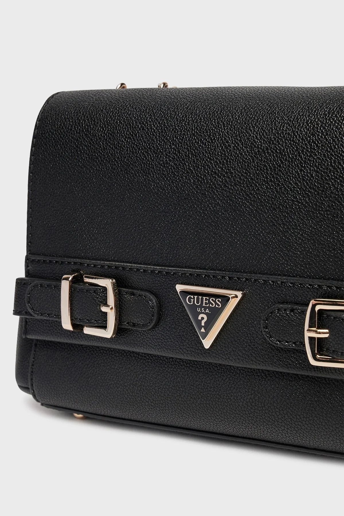 Guess Eco Ali Logolu Ayarlanabilir Zincir Askılı HWEBG951121 Bayan Çanta HWEBG9 51121 BLA SİYAH - 10