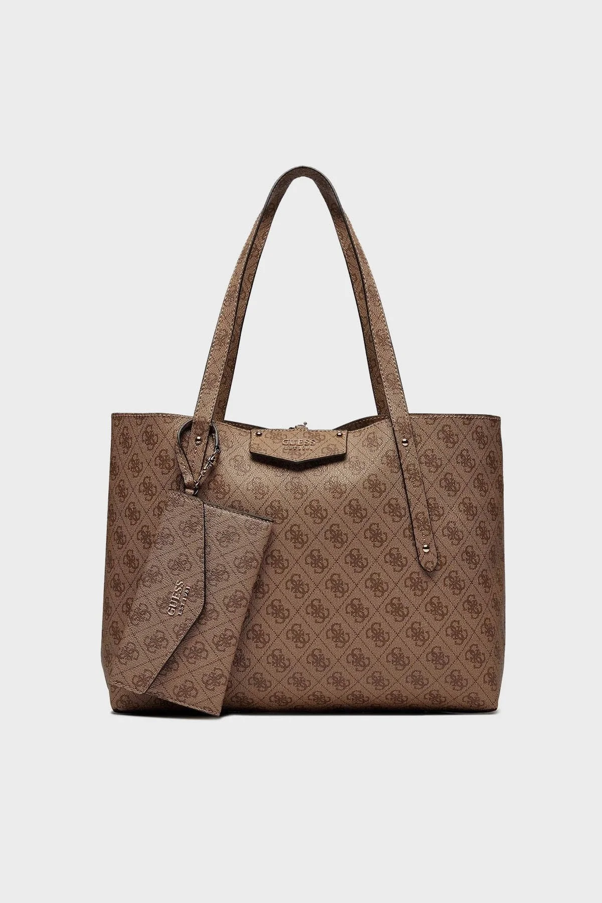 Guess Eco Brenton 4G Logolu HWEBG839023 Bayan Çanta HWEBG839023 LTL KAHVE - 4