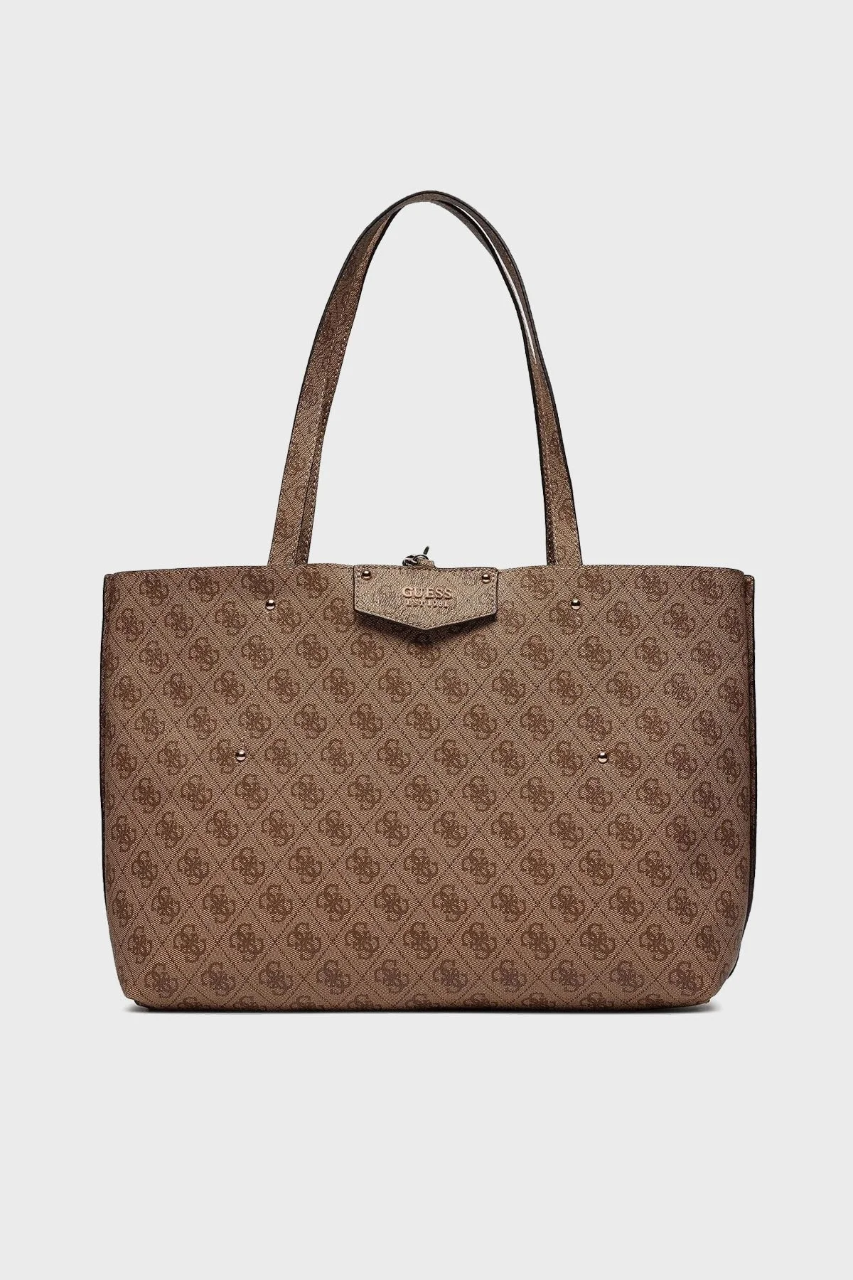 Guess Eco Brenton 4G Logolu HWEBG839023 Bayan Çanta HWEBG839023 LTL KAHVE - 6