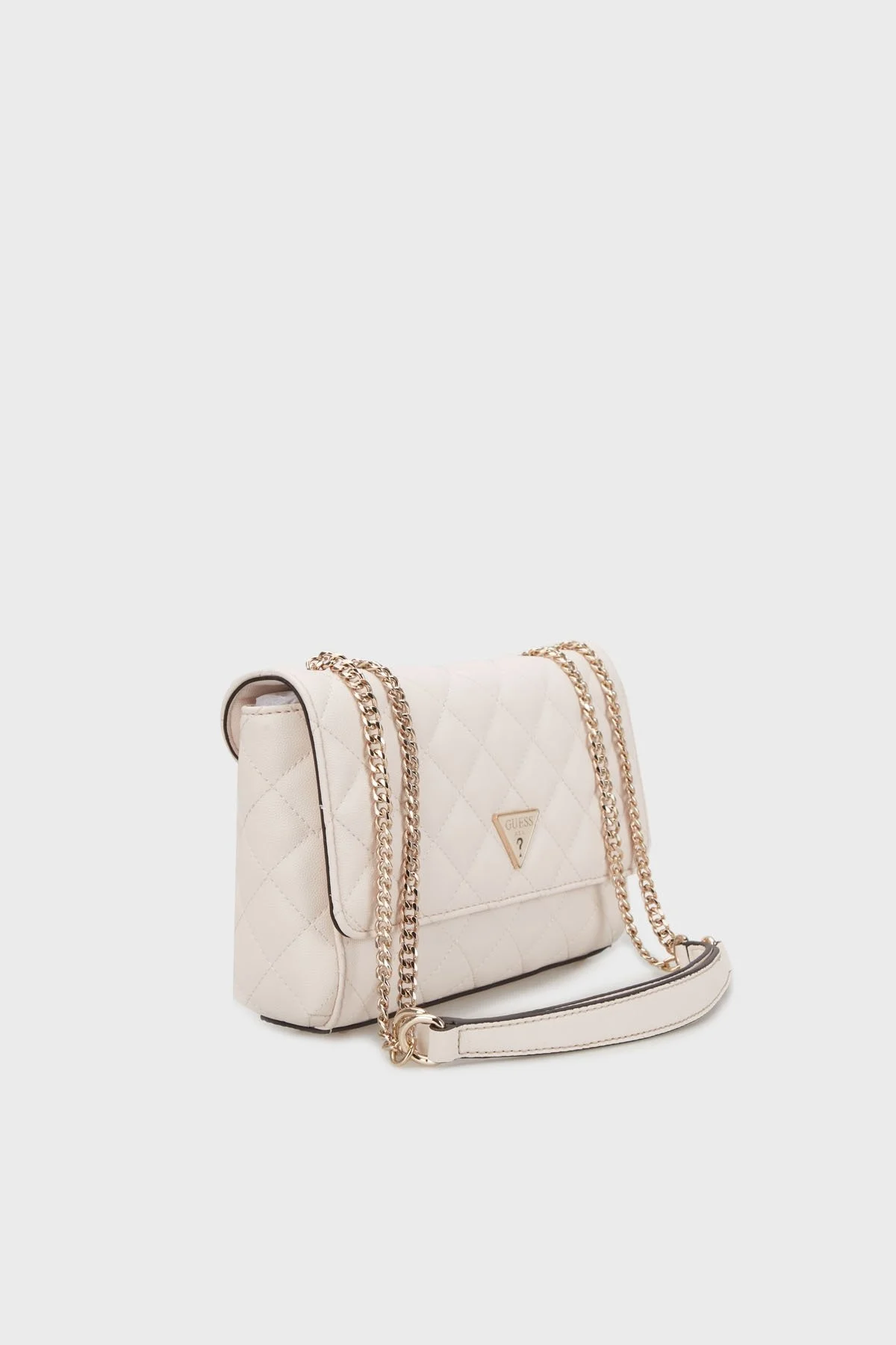 Guess Eco Carly Logolu Ayarlanabilir Zincir Askılı HWEQG950921 Bayan Çanta HWEQG9 50921 STO TAŞ - 4