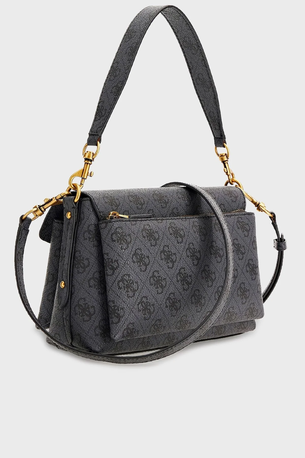 Guess Eco Çıkarılabilir Uzatma Askılı Bayan Çanta HWESB839019 CLO ANTRASİT - 4