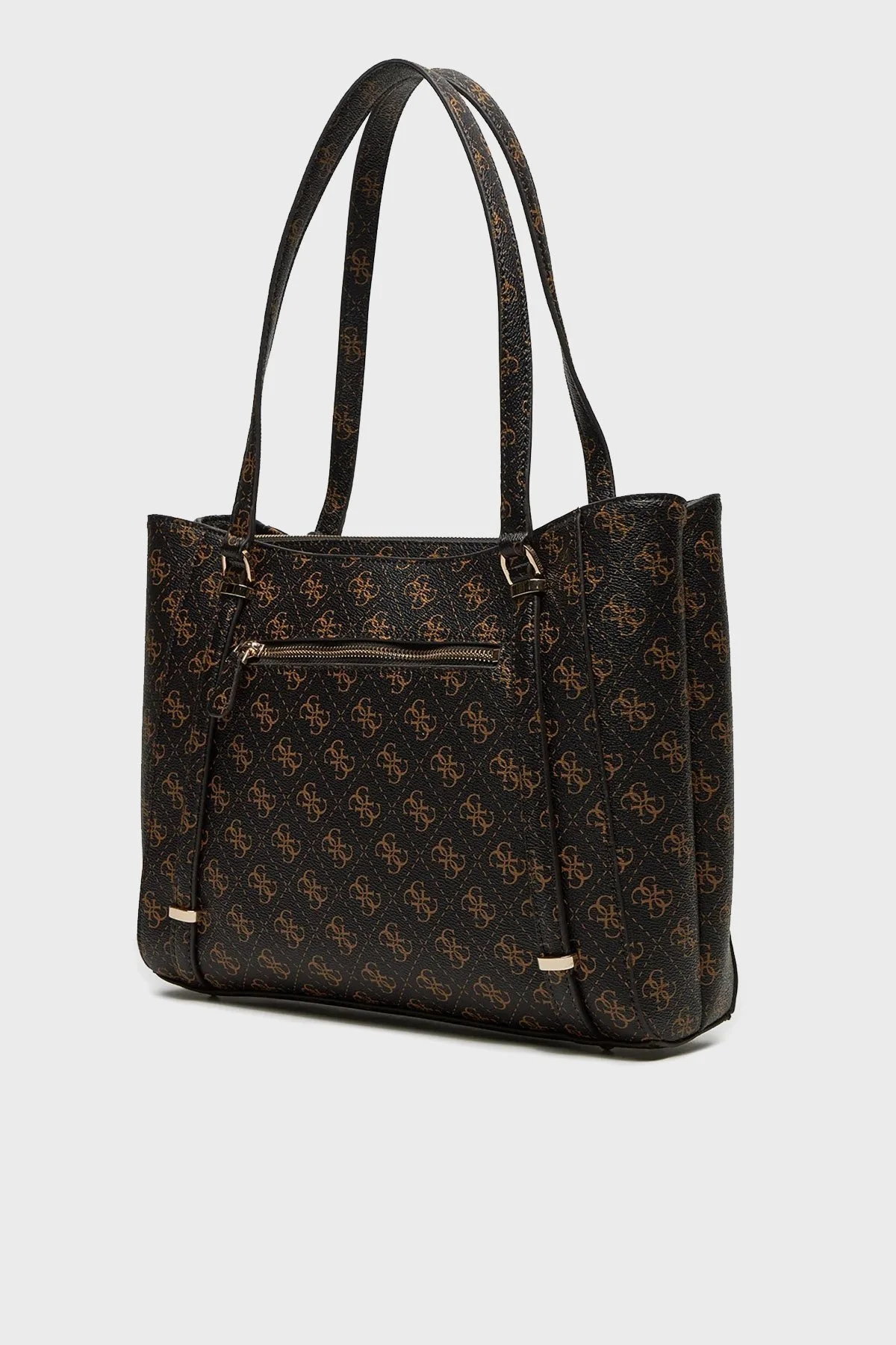 Guess Eco Erica 4G Logolu Büyük HWEQG951023 Bayan Çanta HWEQG9 51023 BNL KAHVE - 8