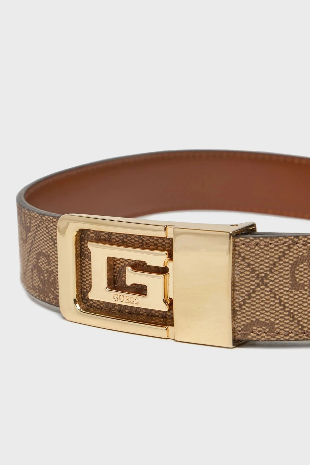 Guess Eco Erica 4G Logolu Çift Taraflı BW9207P5130 Bayan Kemer BW9207 P5130 LTL KAHVE - 8