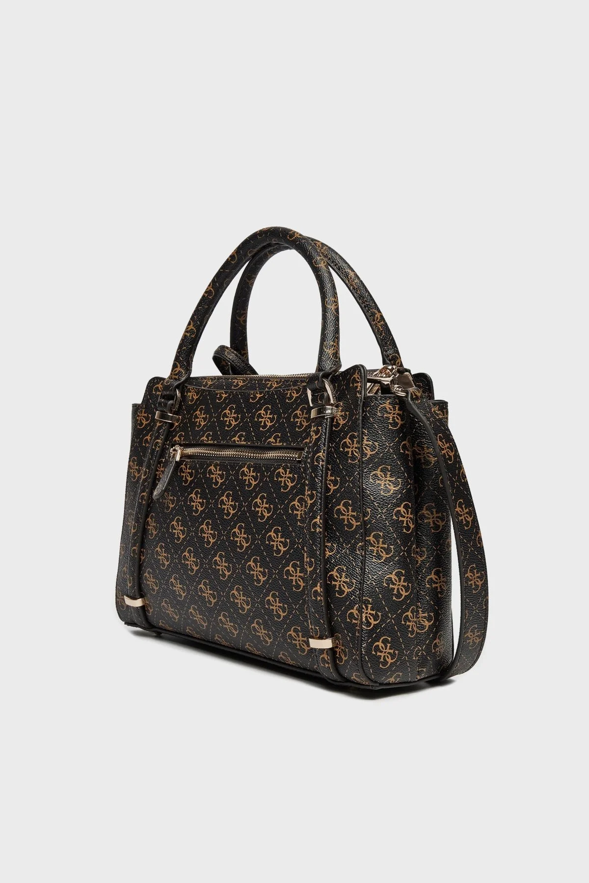 Guess Eco Erica 4G Logolu Çıkarılabilir Askılı HWEQG951006 Bayan Çanta HWEQG9 51006 BNL KAHVE - 8