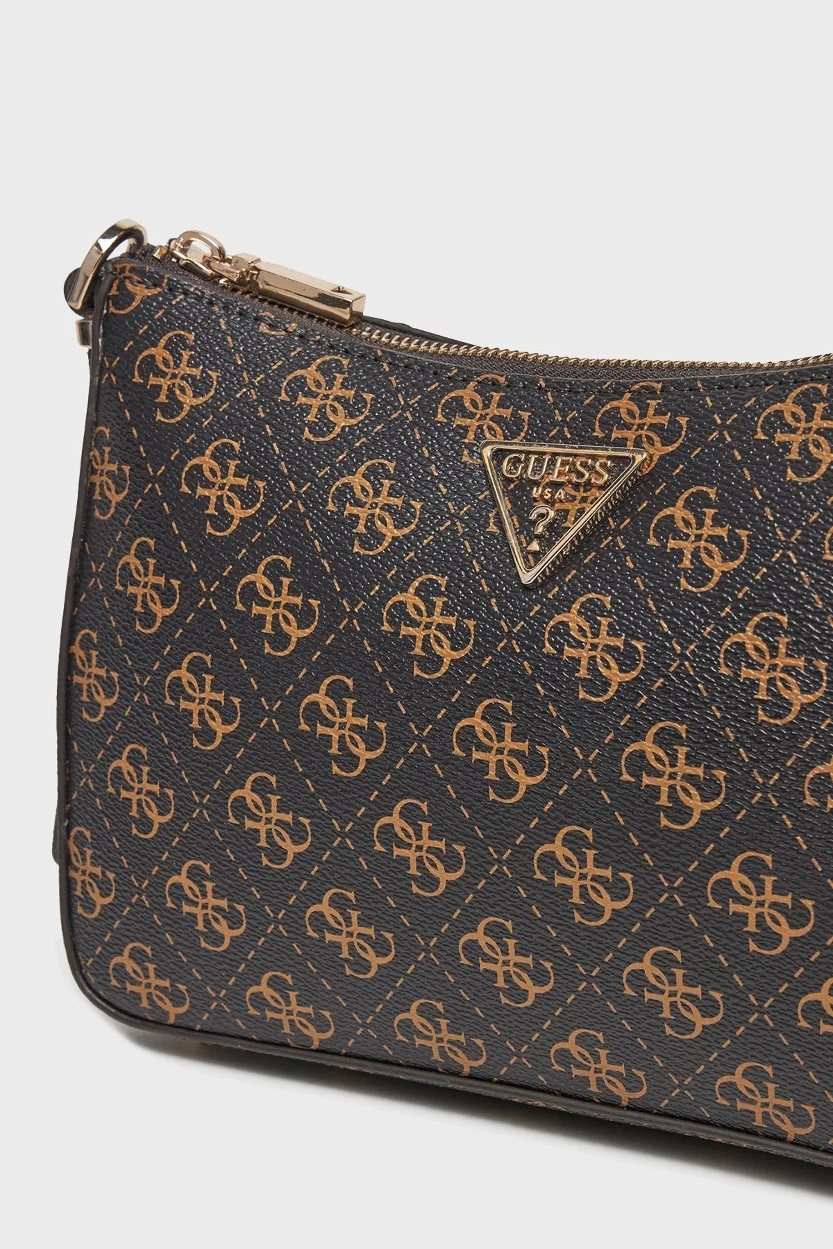 Guess Eco Erica 4G Logolu Çıkarılabilir Askılı HWEQG951018 Bayan Çanta HWEQG9 51018 BNL KAHVE - 9