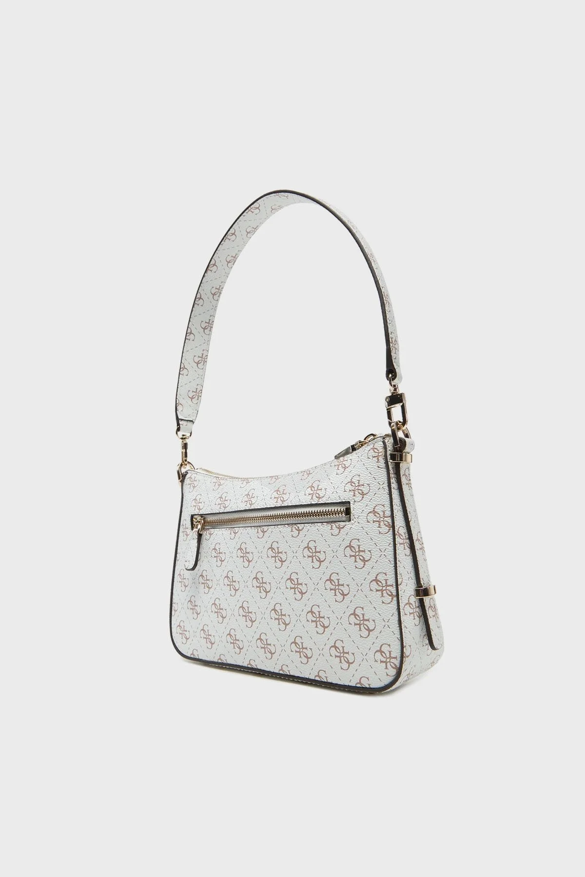 Guess Eco Erica 4G Logolu Çıkarılabilir Askılı HWEQG951018 Bayan Çanta HWEQG9 51018 CRG BEYAZ - 8